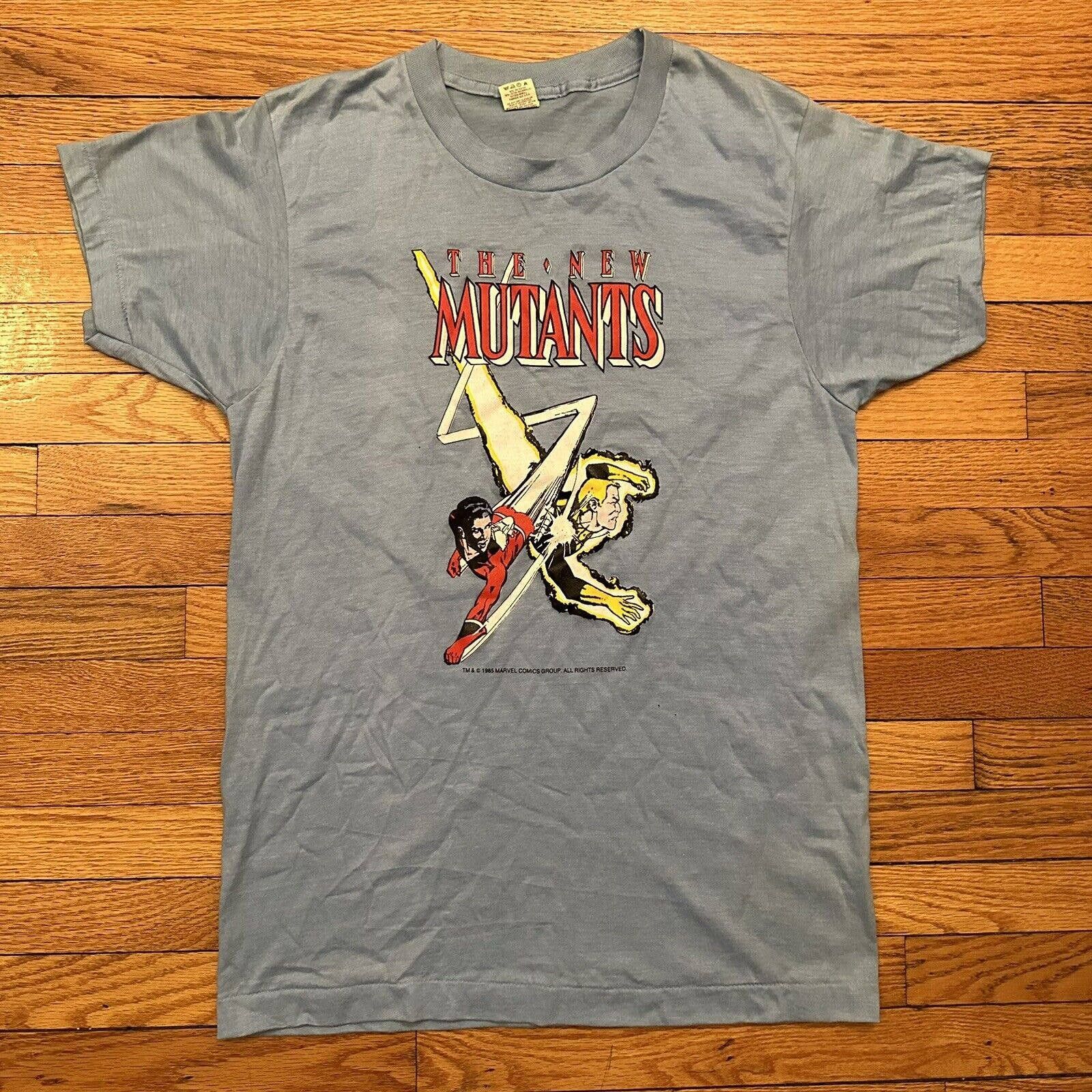 Fruit Of The Loom × Marvel Comics × Vintage Vintage 1985 Marvel Comics The New Mutants T-Shirt RARE Size US L / EU 52-54 / 3 - 2 Thumbnail