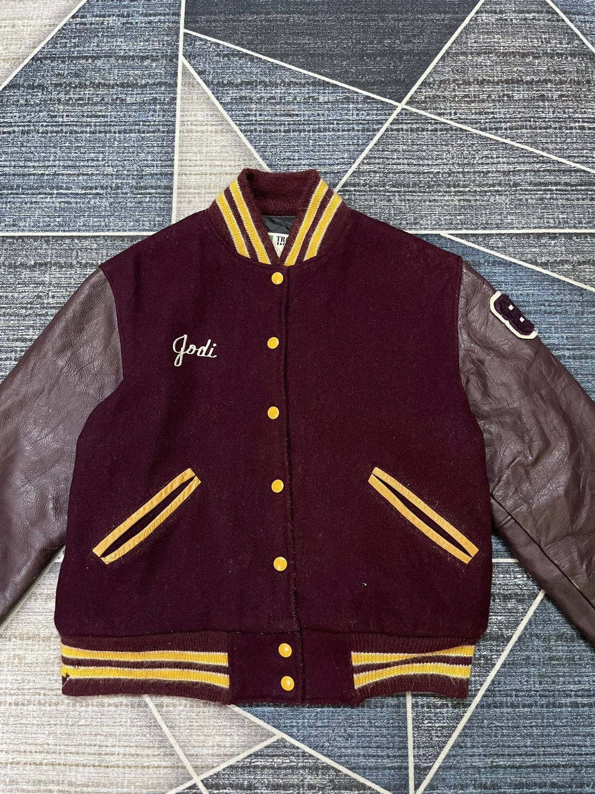 Vintage VINTAGE TROPHY MADE USA VARSITY JACKET Size US M / EU 48-50 / 2 - 3 Thumbnail