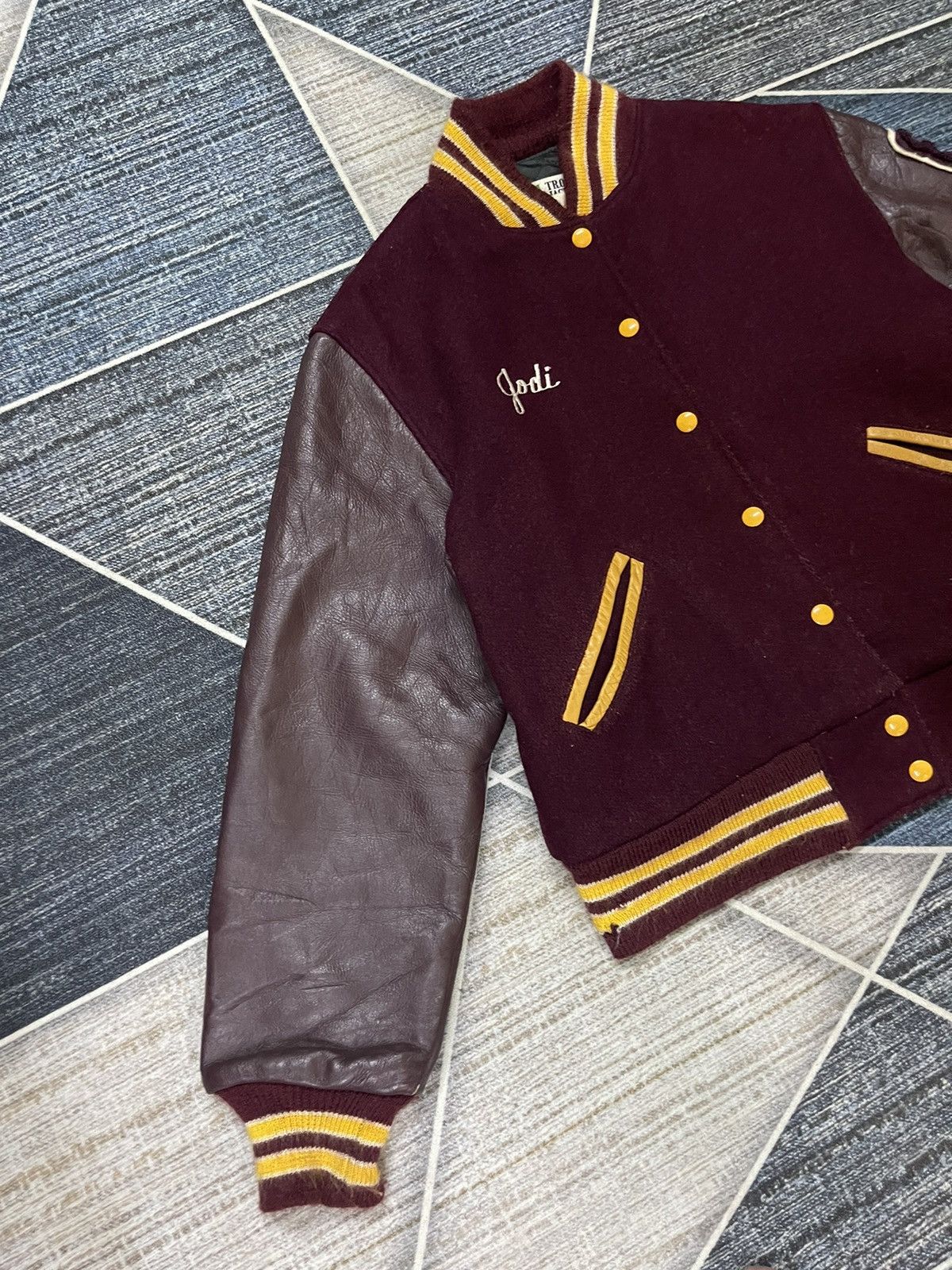 Vintage VINTAGE TROPHY MADE USA VARSITY JACKET Size US M / EU 48-50 / 2 - 5 Thumbnail
