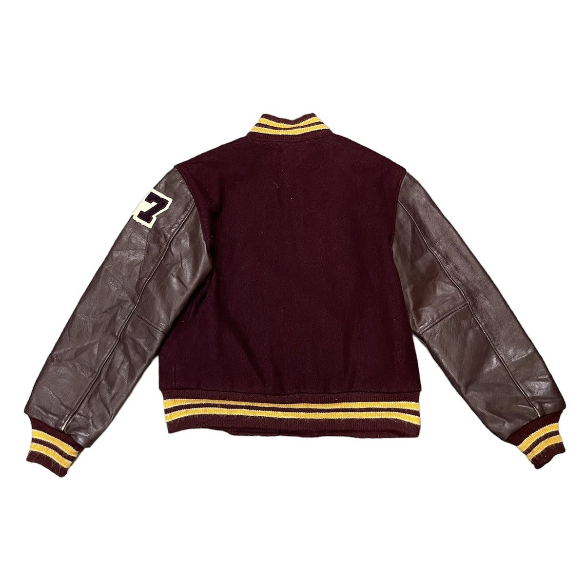 Vintage VINTAGE TROPHY MADE USA VARSITY JACKET Size US M / EU 48-50 / 2 - 2 Thumbnail