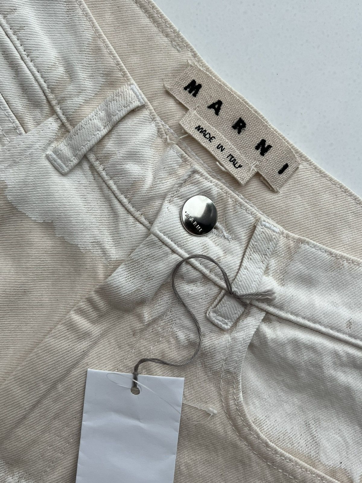 Marni BNWT MARNI DENIM FRAY FOLD HEM SHORTS Size US 30 / EU 46 - 5 Thumbnail