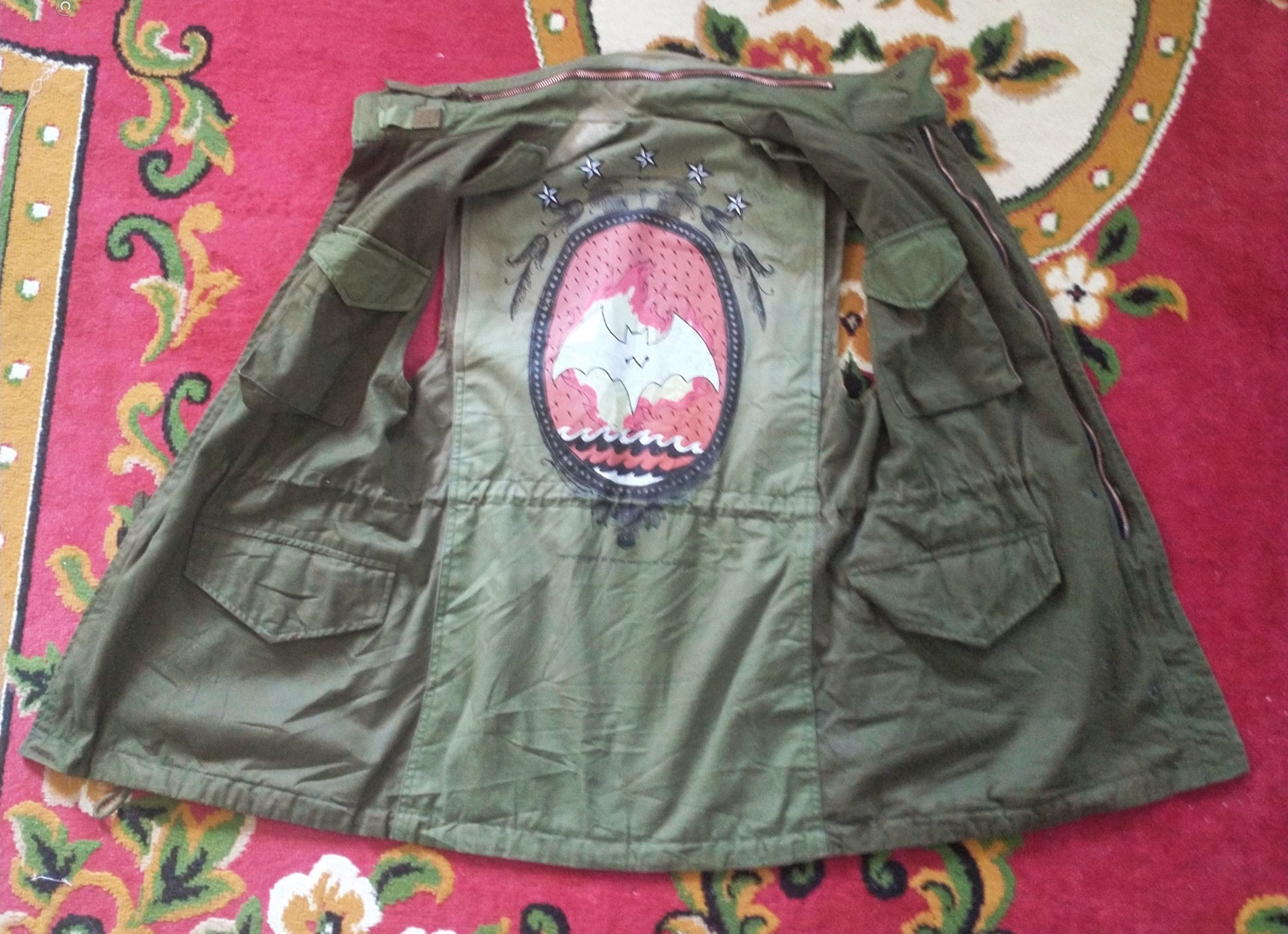 Kai Aakmann × Vintage 2012 'Drop bomb' U.S.S.R Army Wear Reversible Vest Size S / US 4 / IT 40 - 17 Thumbnail
