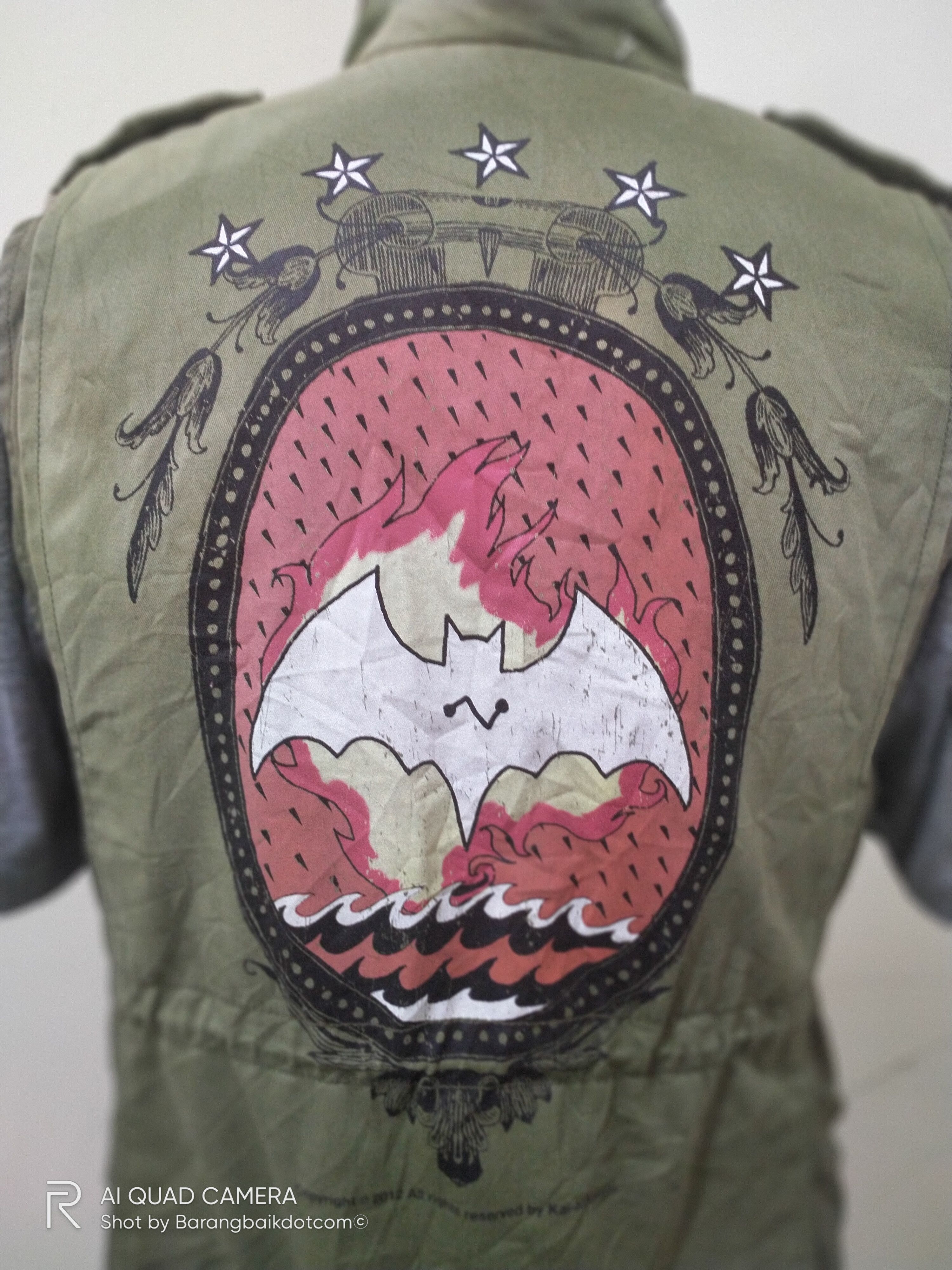 Kai Aakmann × Vintage 2012 'Drop bomb' U.S.S.R Army Wear Reversible Vest Size S / US 4 / IT 40 - 11 Thumbnail