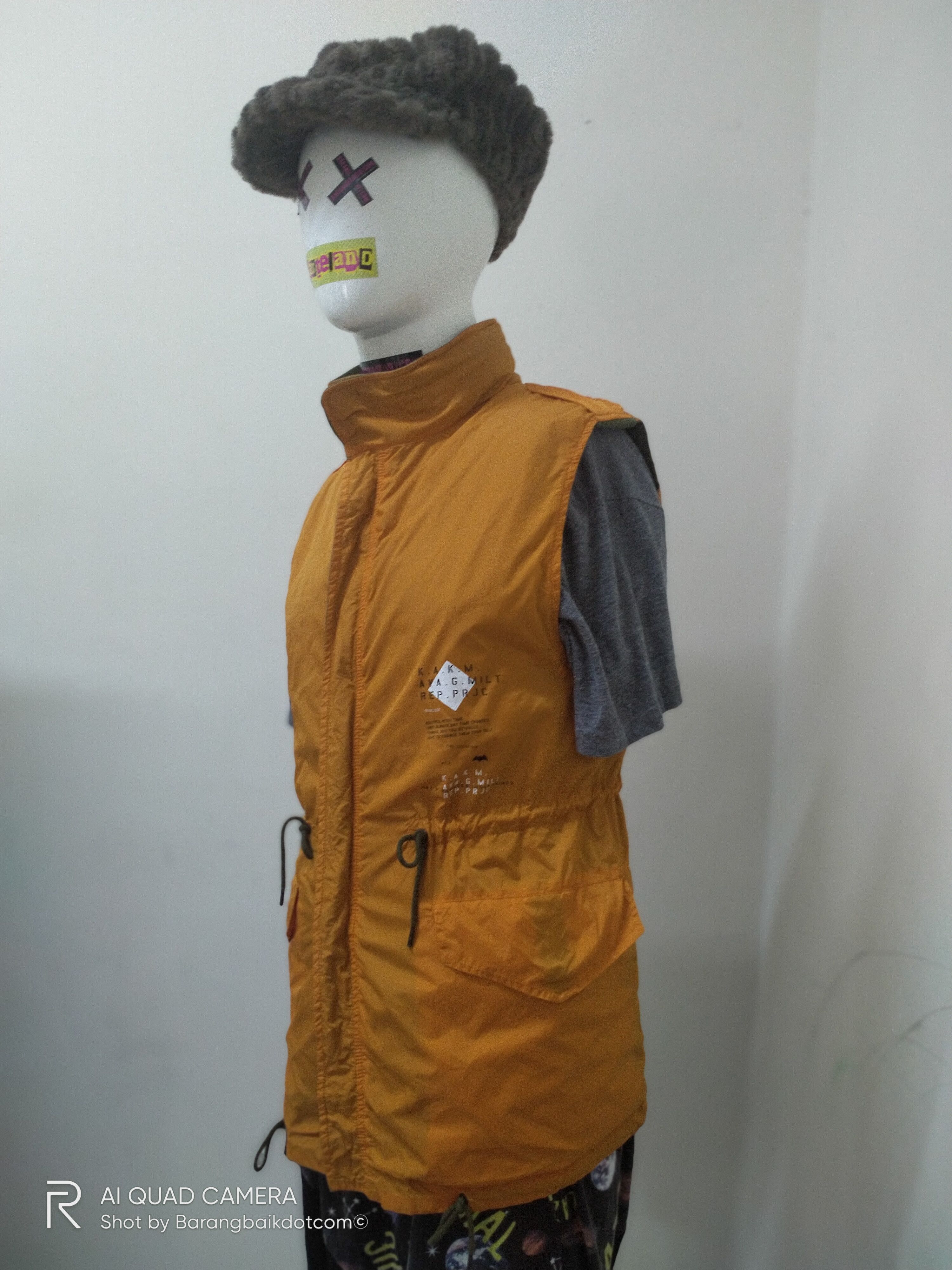 Kai Aakmann × Vintage 2012 'Drop bomb' U.S.S.R Army Wear Reversible Vest Size S / US 4 / IT 40 - 4 Thumbnail