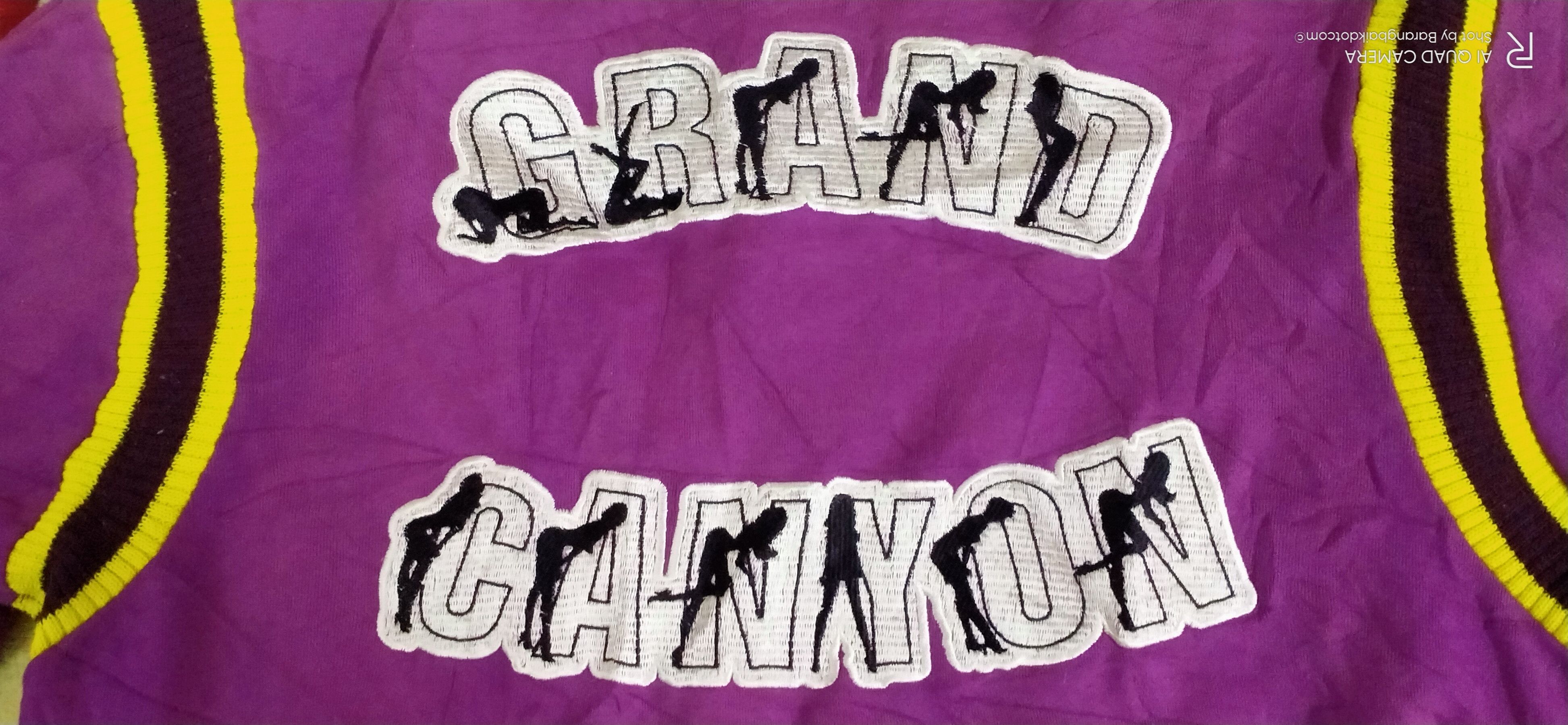 Vintage Vintage 90s Grand Canyon snap button varsity jacket Size US XL / EU 56 / 4 - 8 Thumbnail
