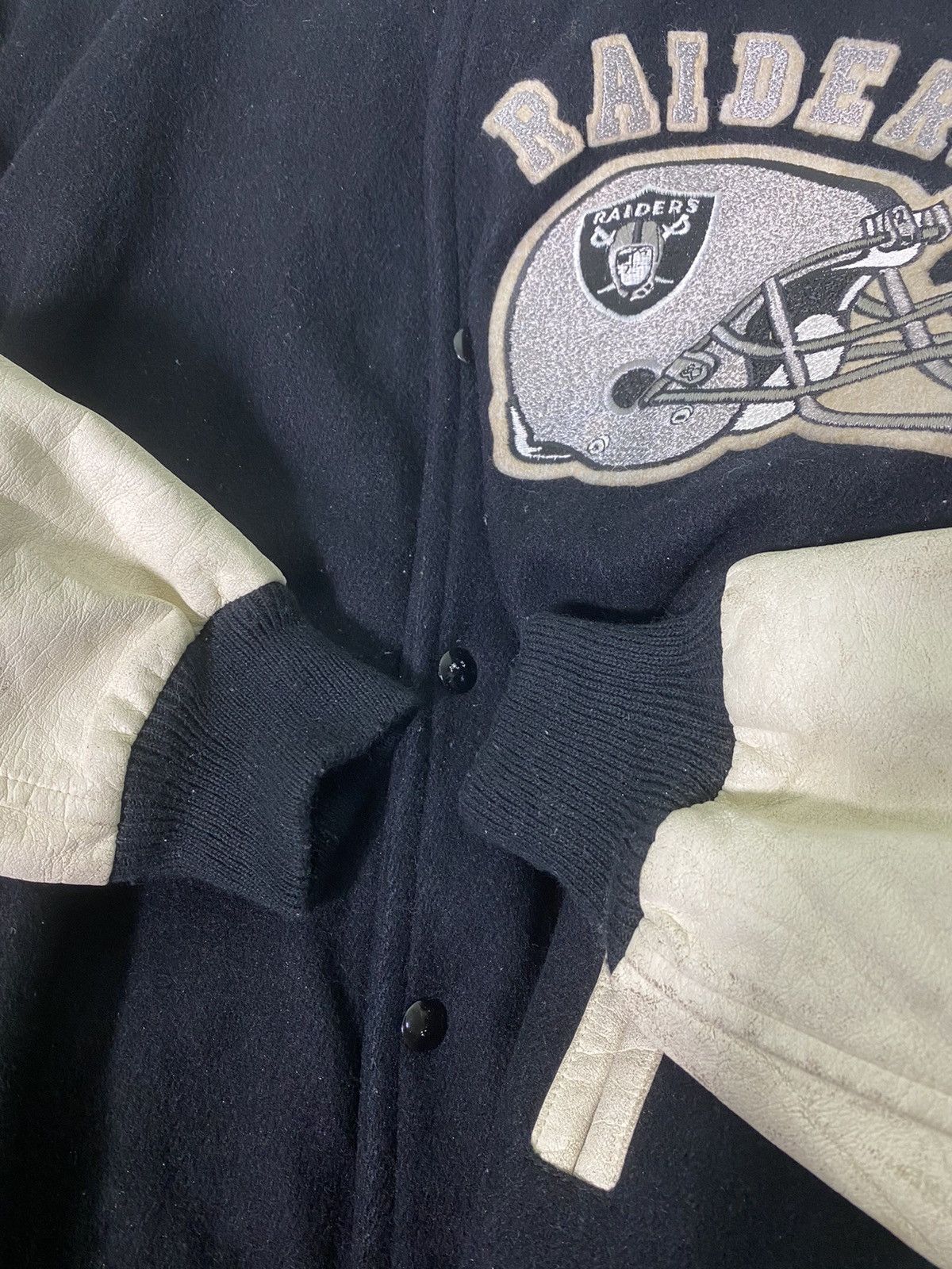 Chalk Line × NFL Vintage NFL Raiders 80's Embroidered Varsity Size US M / EU 48-50 / 2 - 7 Thumbnail