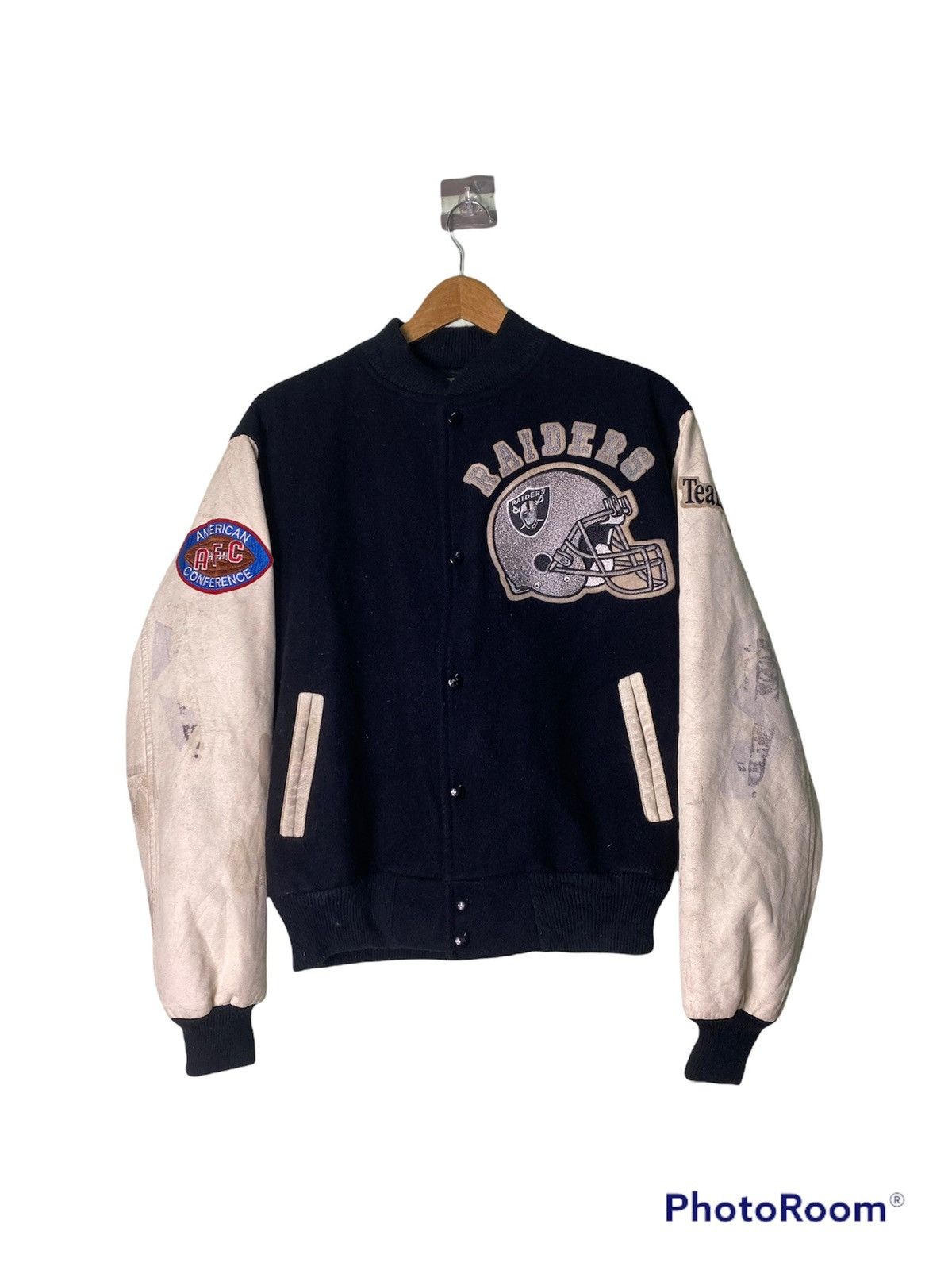 Chalk Line × NFL Vintage NFL Raiders 80's Embroidered Varsity Size US M / EU 48-50 / 2 - 3 Thumbnail
