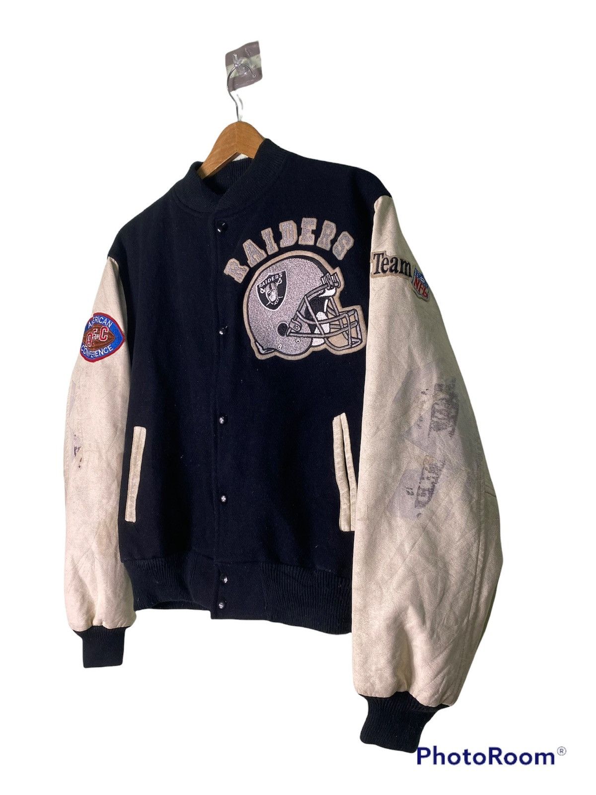 Chalk Line × NFL Vintage NFL Raiders 80's Embroidered Varsity Size US M / EU 48-50 / 2 - 4 Thumbnail