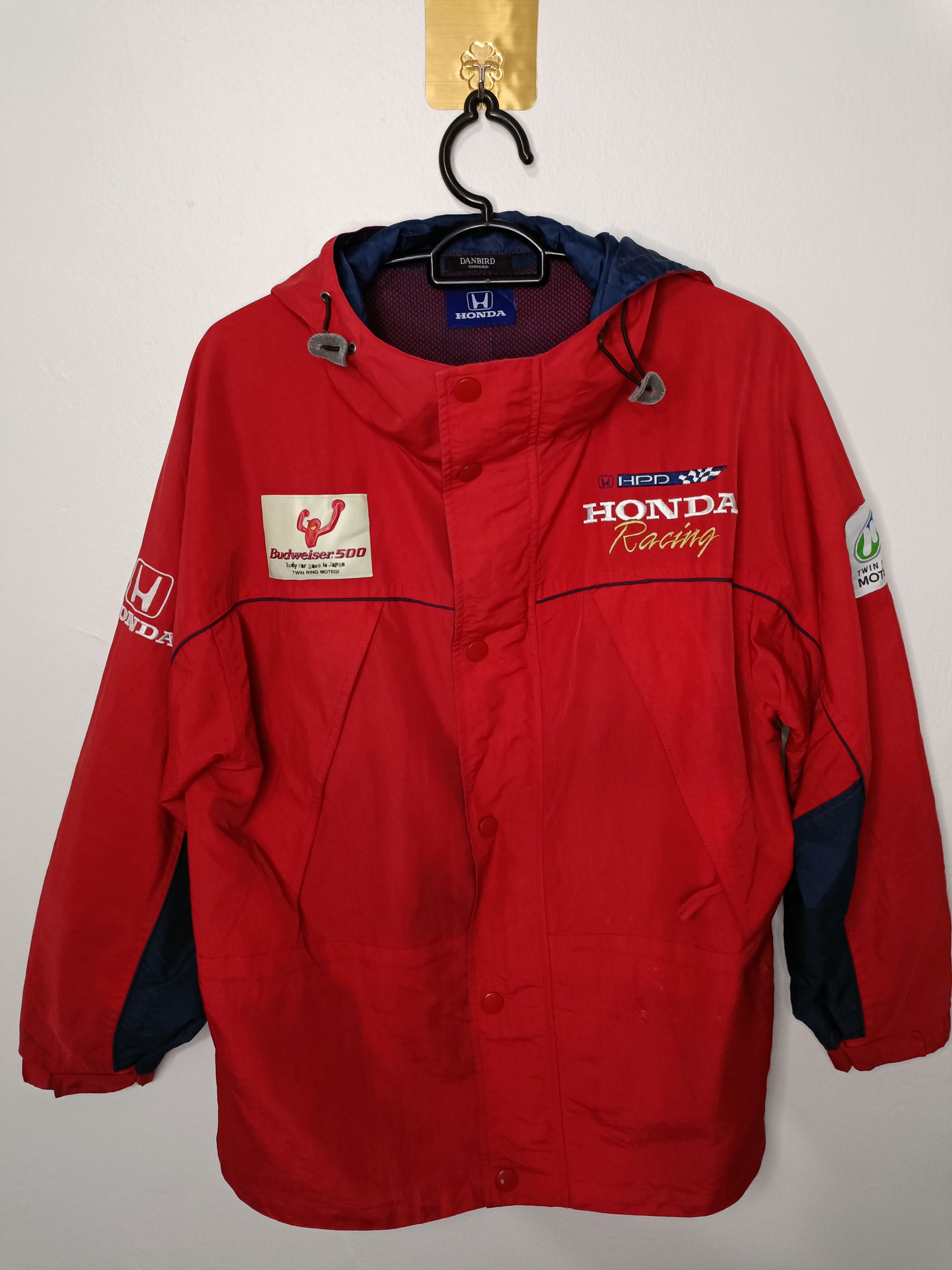 Honda × Japanese Brand × Vintage Vintage Honda Racing Jacket Motorsport Rare Size US L / EU 52-54 / 3 - 1 Thumbnail