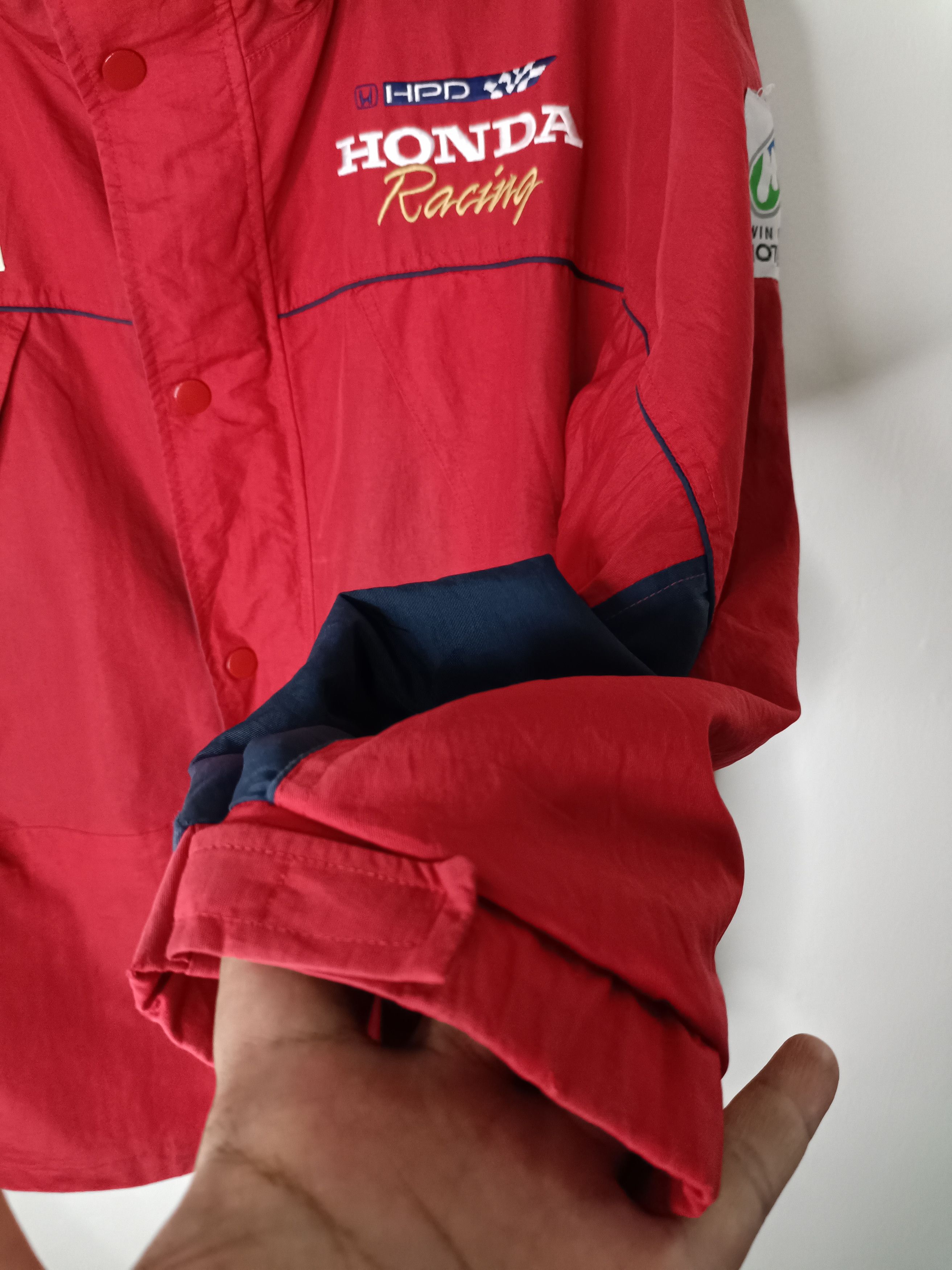 Honda × Japanese Brand × Vintage Vintage Honda Racing Jacket Motorsport Rare Size US L / EU 52-54 / 3 - 7 Thumbnail
