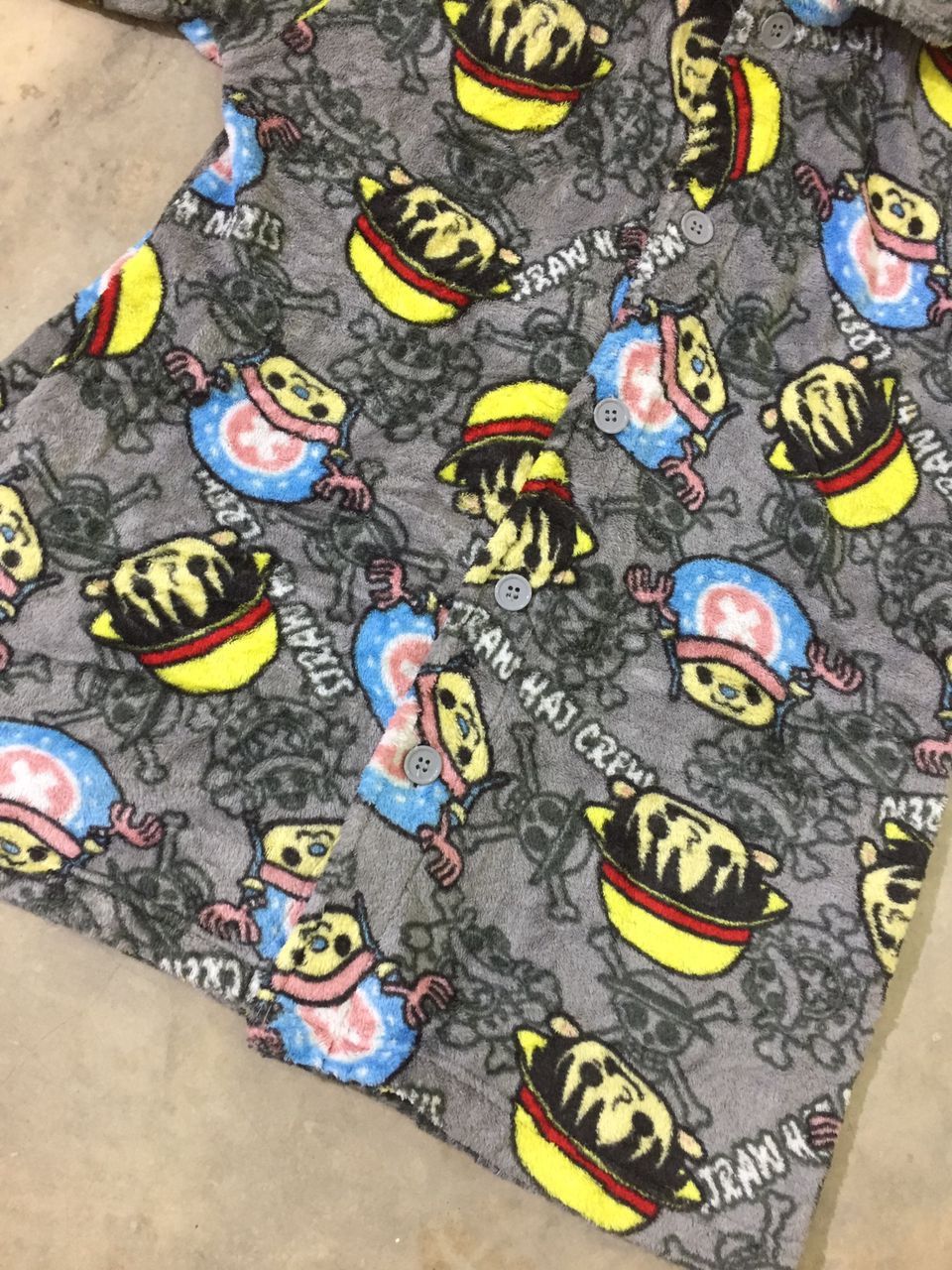 Anime × One Piece One Piece Luffy & Tony Tony Chopper full print night wear Size US S / EU 44-46 / 1 - 4 Thumbnail
