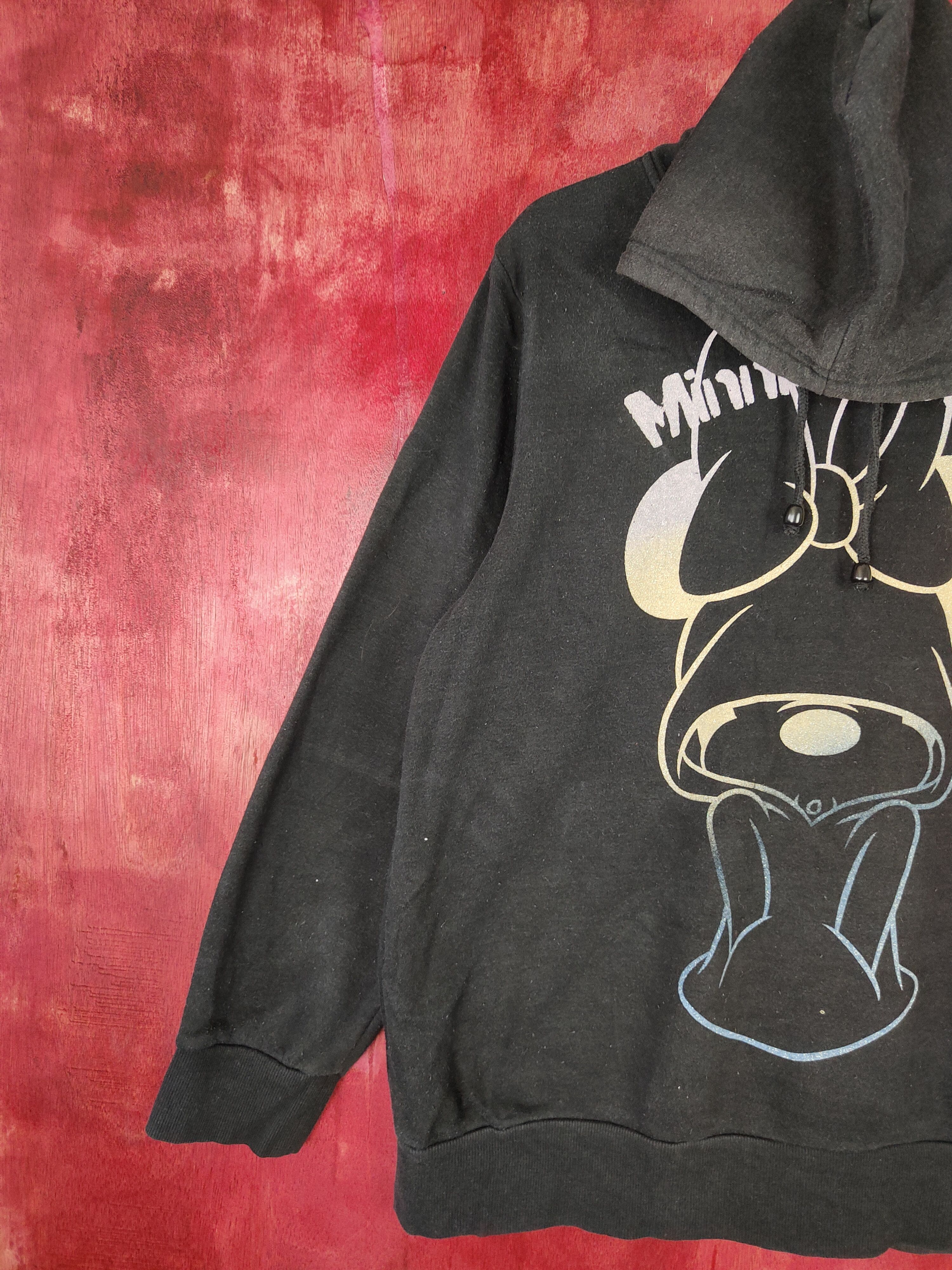 Disney × Japanese Brand Disney - Minnie Mouse Black Sweatshirt hoodie #4928 Size L / US 10 / IT 46 - 4 Thumbnail