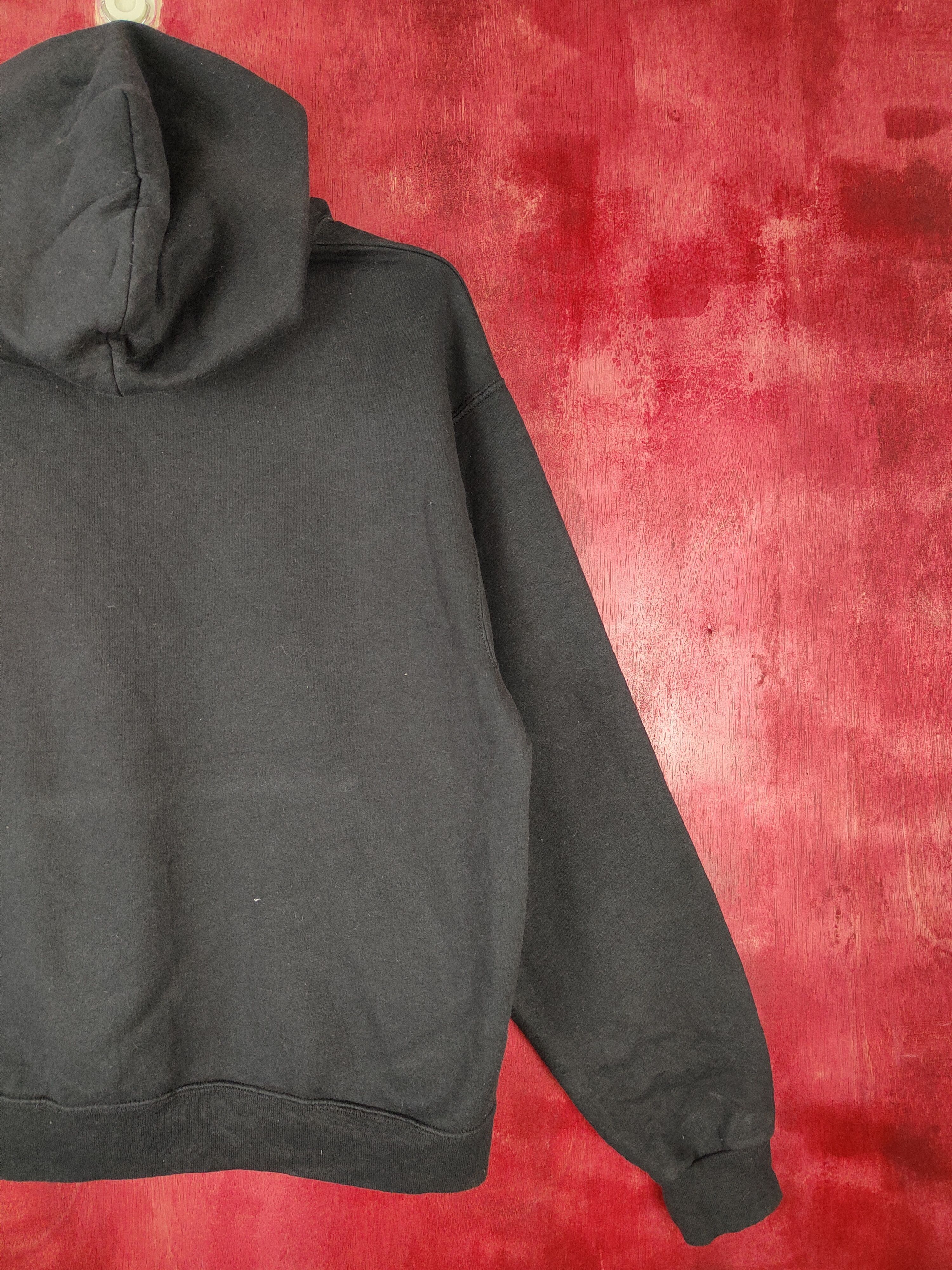 Japanese Brand × Jerzees Jerzees Delta Black Hoodie Sweatshirt #4850 Size US M / EU 48-50 / 2 - 10 Thumbnail