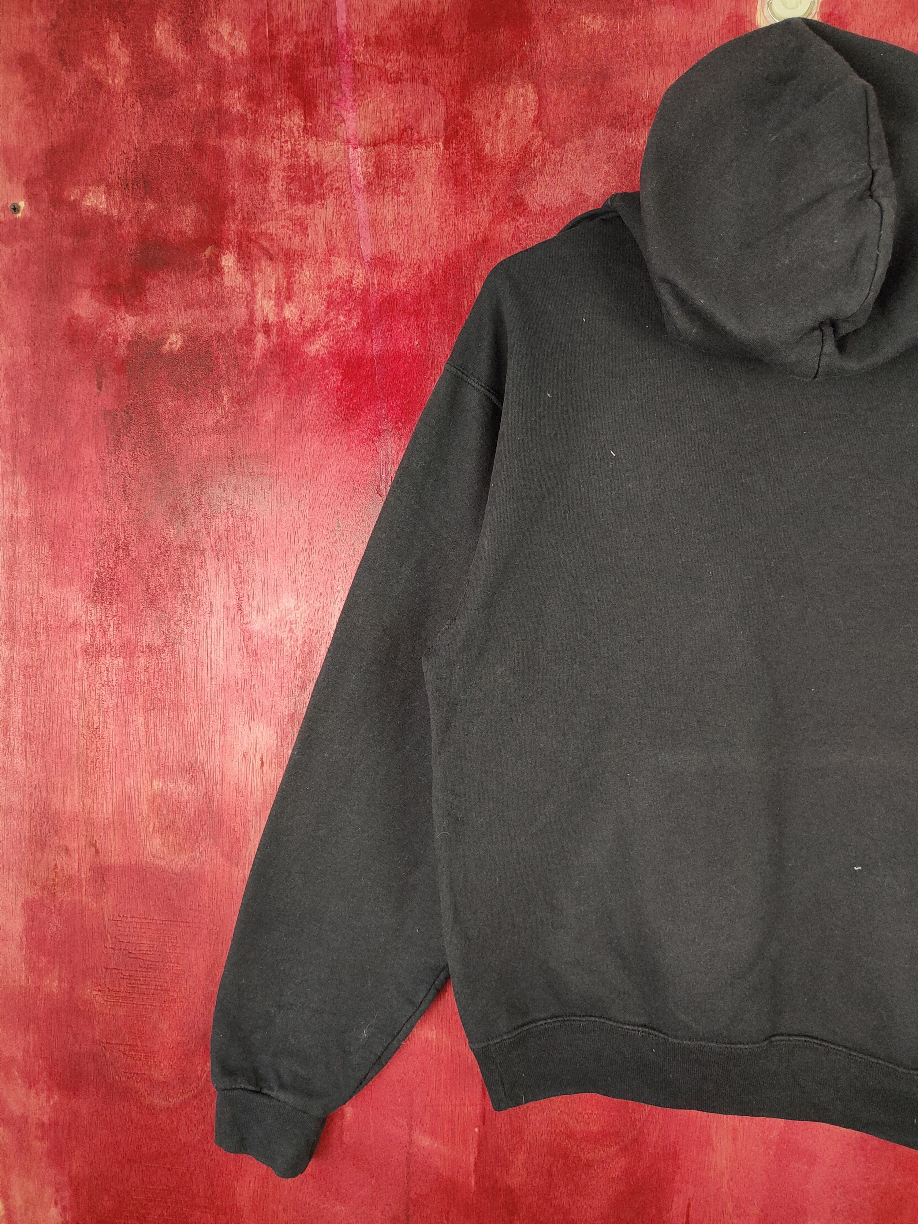 Japanese Brand × Jerzees Jerzees Delta Black Hoodie Sweatshirt #4850 Size US M / EU 48-50 / 2 - 9 Thumbnail