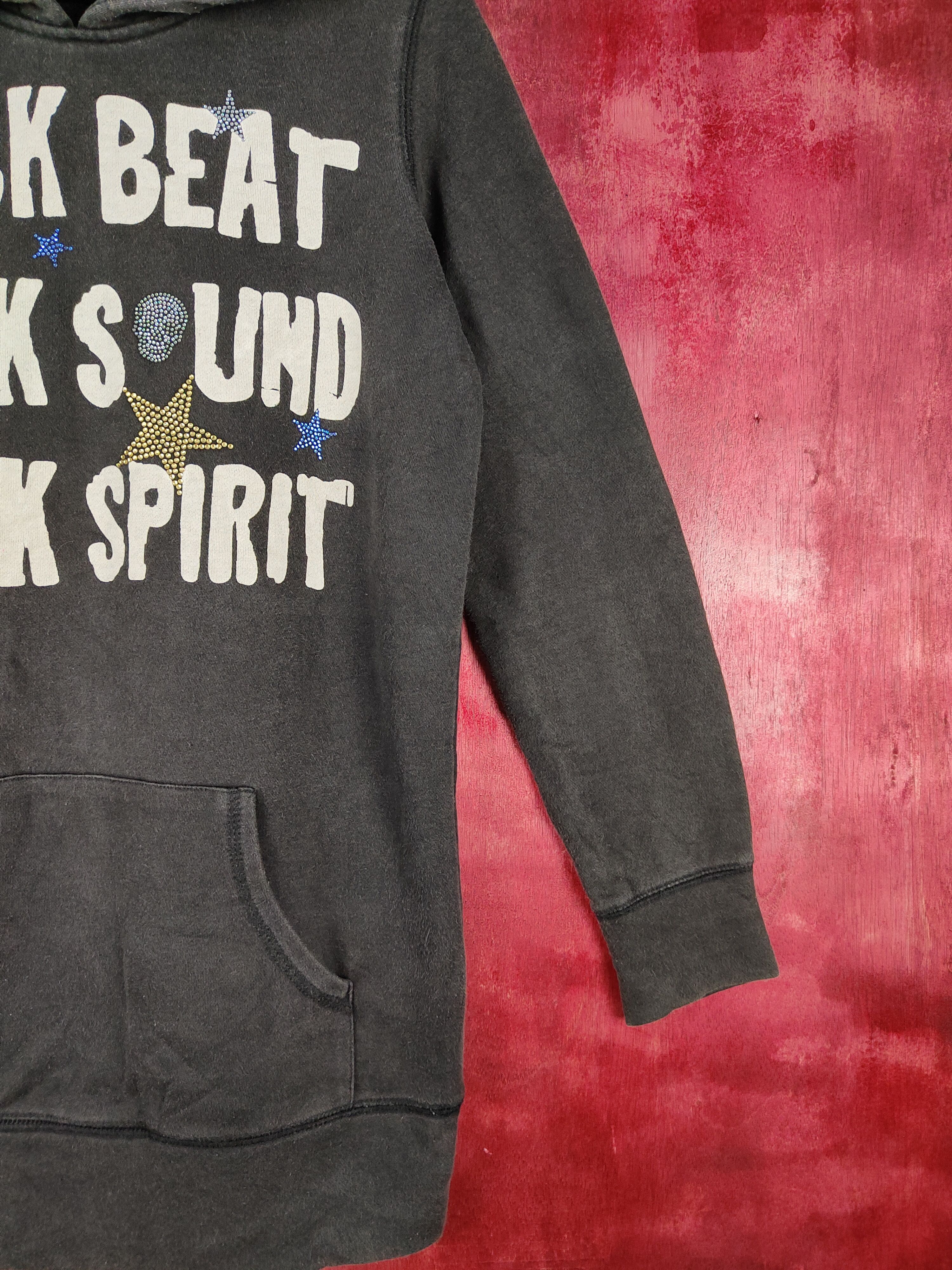 Band Tees Esquilo Branco Rock Skull Black long Sweatshirt #4829 Size M / US 6-8 / IT 42-44 - 4 Thumbnail