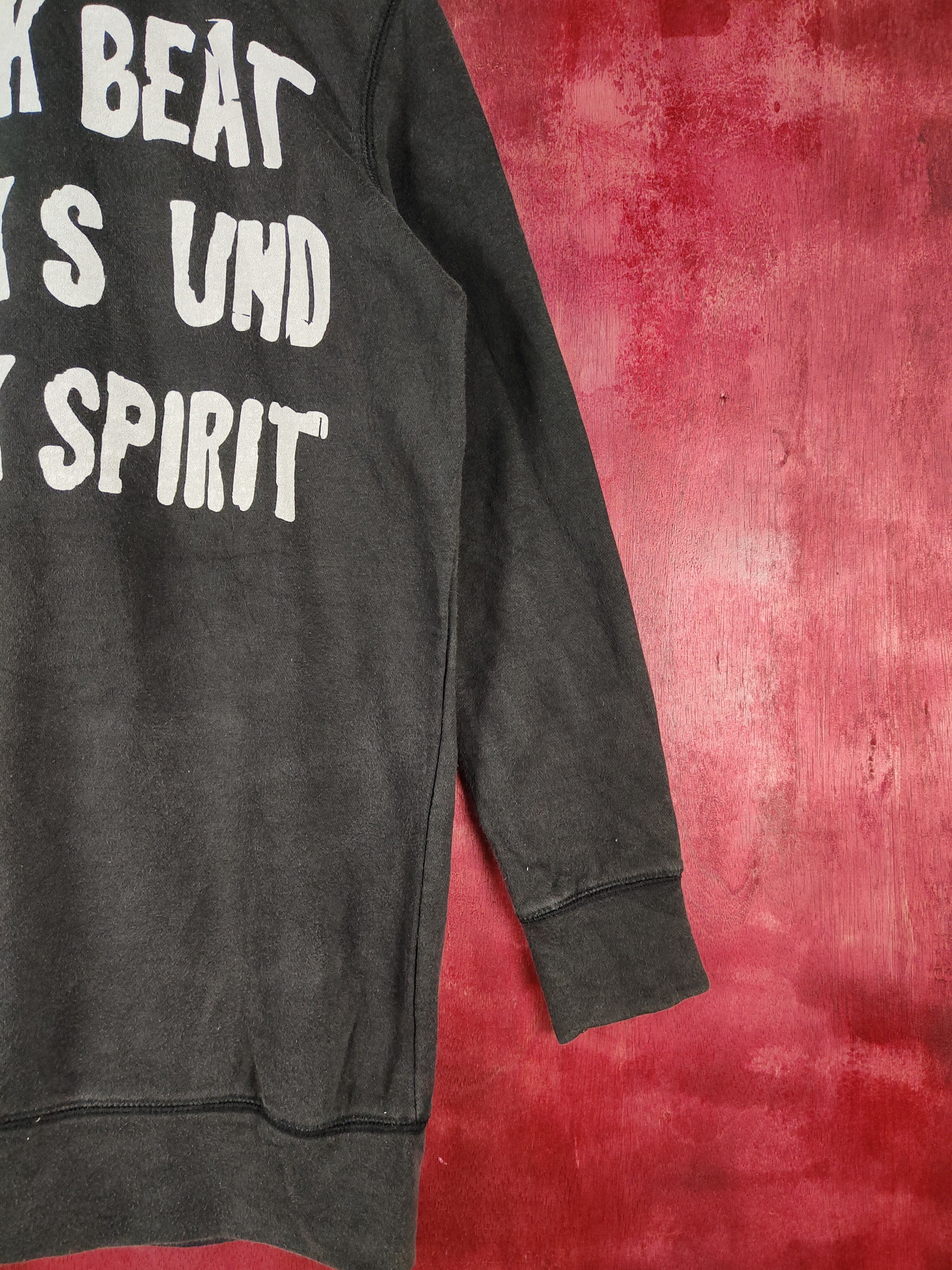 Band Tees Esquilo Branco Rock Skull Black long Sweatshirt #4829 Size M / US 6-8 / IT 42-44 - 8 Thumbnail