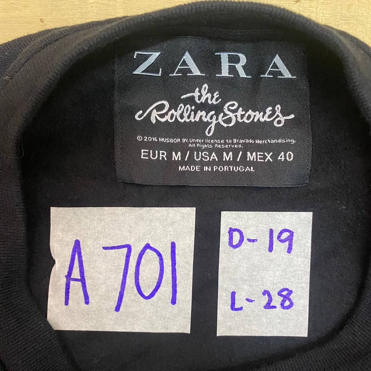 The Rolling Stones × Zara A701 THE ROLLING STONES X ZARA SWEATSHIRTS Size US M / EU 48-50 / 2 - 6 Thumbnail