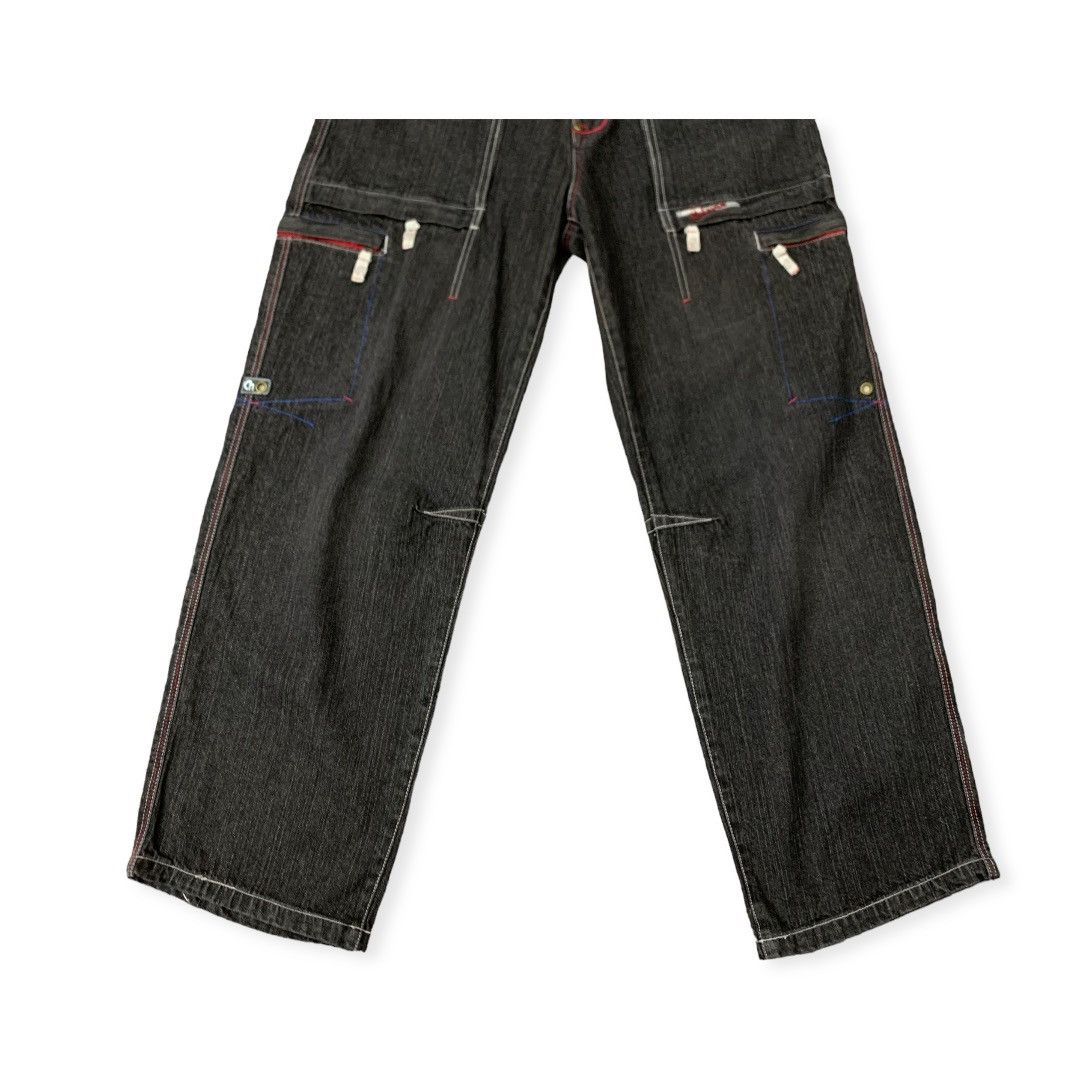 Vintage Chevre Multi Pocket Baggy Jeans Size W34x32 Size US 34 / EU 50 - 4 Thumbnail