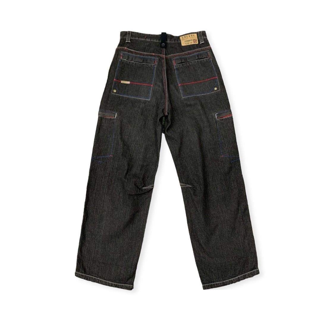 Vintage Chevre Multi Pocket Baggy Jeans Size W34x32 Size US 34 / EU 50 - 2 Thumbnail