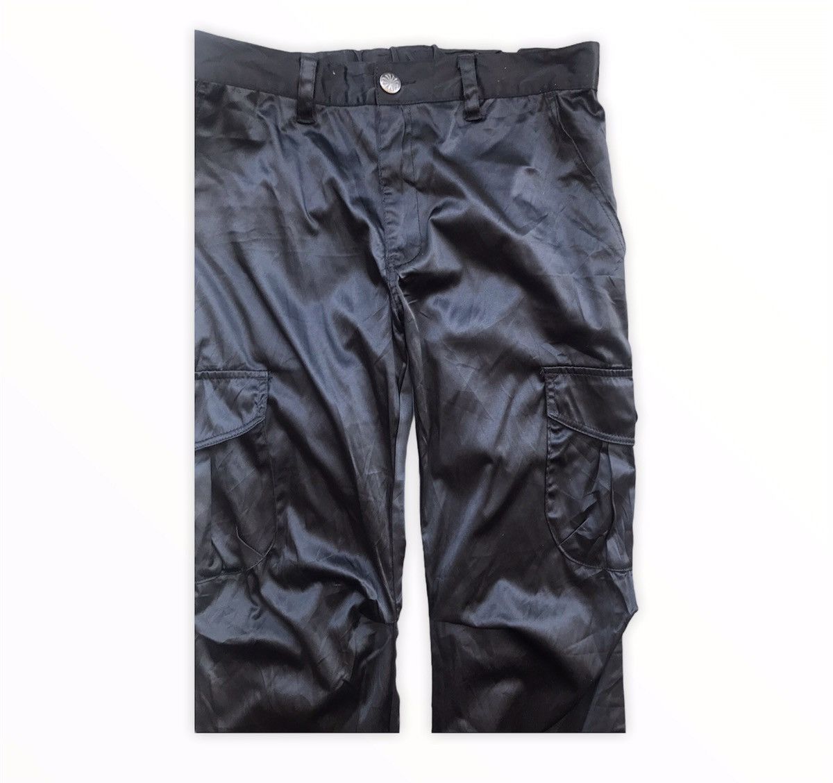 Japanese Brand Japanese Brand Black Simple Beauty Trousers Cargo Pants Size US 31 - 5 Thumbnail