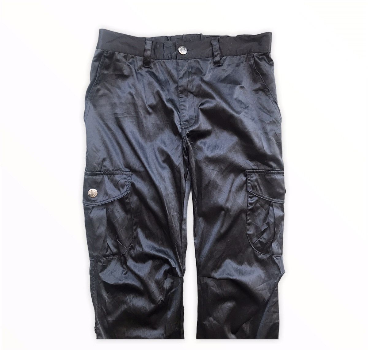 Japanese Brand Japanese Brand Black Simple Beauty Trousers Cargo Pants Size US 31 - 2 Thumbnail