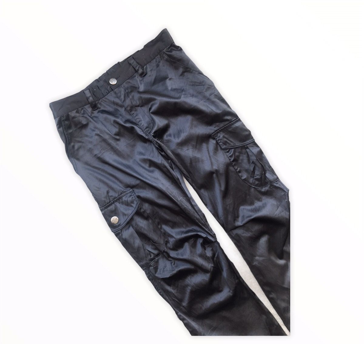 Japanese Brand Japanese Brand Black Simple Beauty Trousers Cargo Pants Size US 31 - 10 Thumbnail
