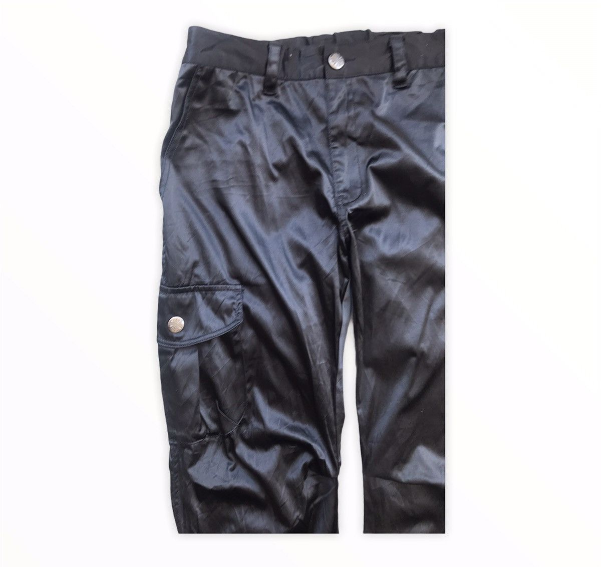 Japanese Brand Japanese Brand Black Simple Beauty Trousers Cargo Pants Size US 31 - 4 Thumbnail