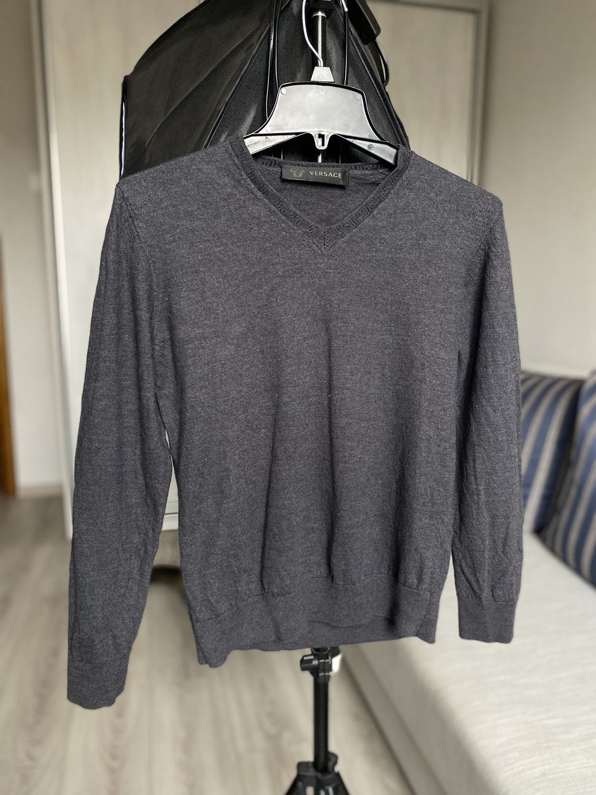 Versace sweaters knitwear v neck vintage