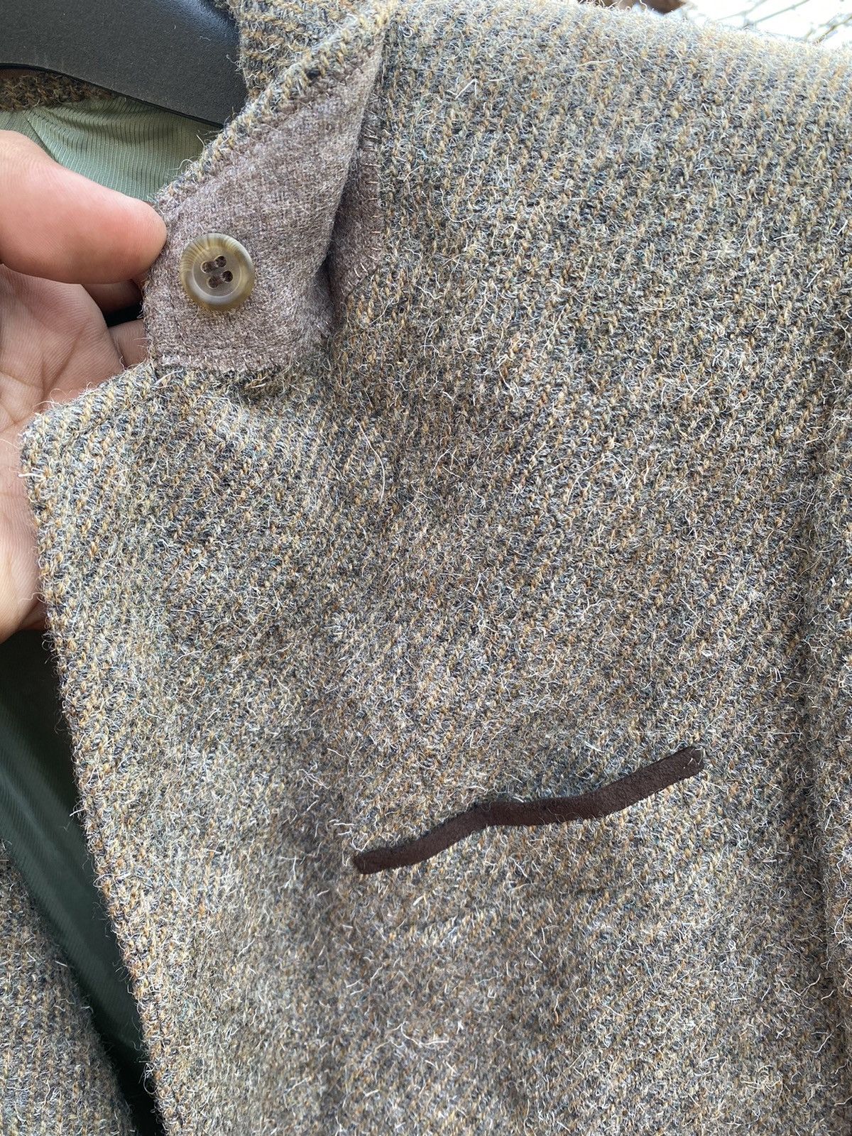 Burberry × Vintage Vintage 70s Burberrys Coat Jacket New Wool Size 36R - 7 Thumbnail