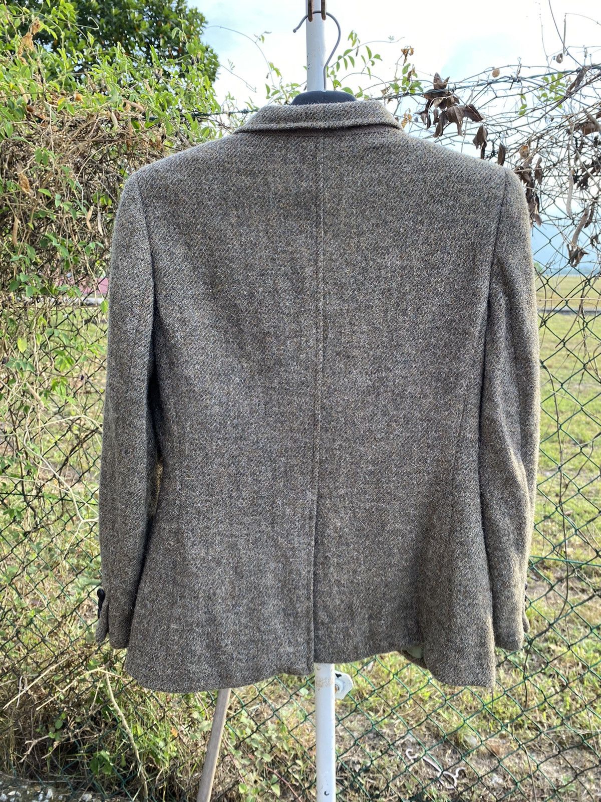 Burberry × Vintage Vintage 70s Burberrys Coat Jacket New Wool Size 36R - 2 Thumbnail