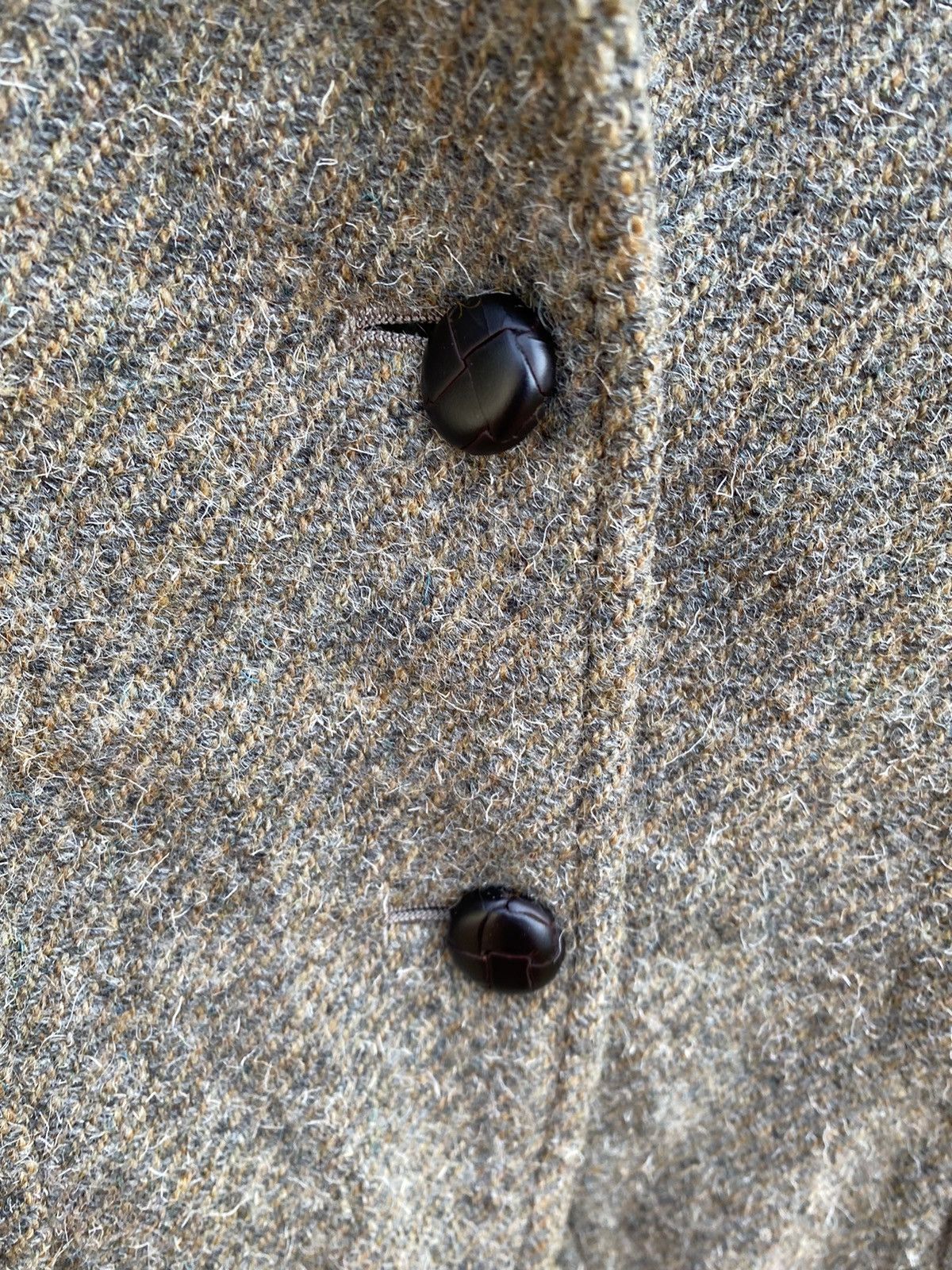Burberry × Vintage Vintage 70s Burberrys Coat Jacket New Wool Size 36R - 5 Thumbnail