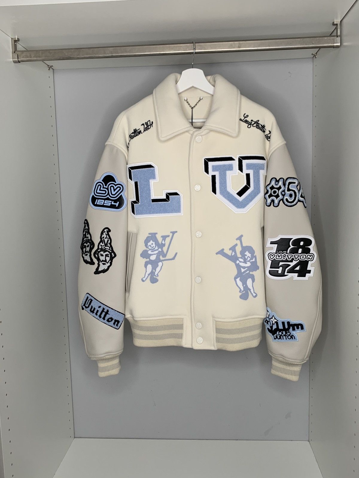 Virgil Abloh's FW22 Louis Vuitton Varsity Jackets, Bags Drop