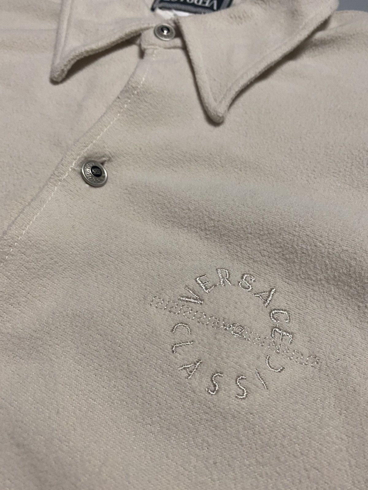Versace Jeans Couture Versace Classic v2 vintage fleece shirt buttons 90s Size US M / EU 48-50 / 2 - 3 Thumbnail