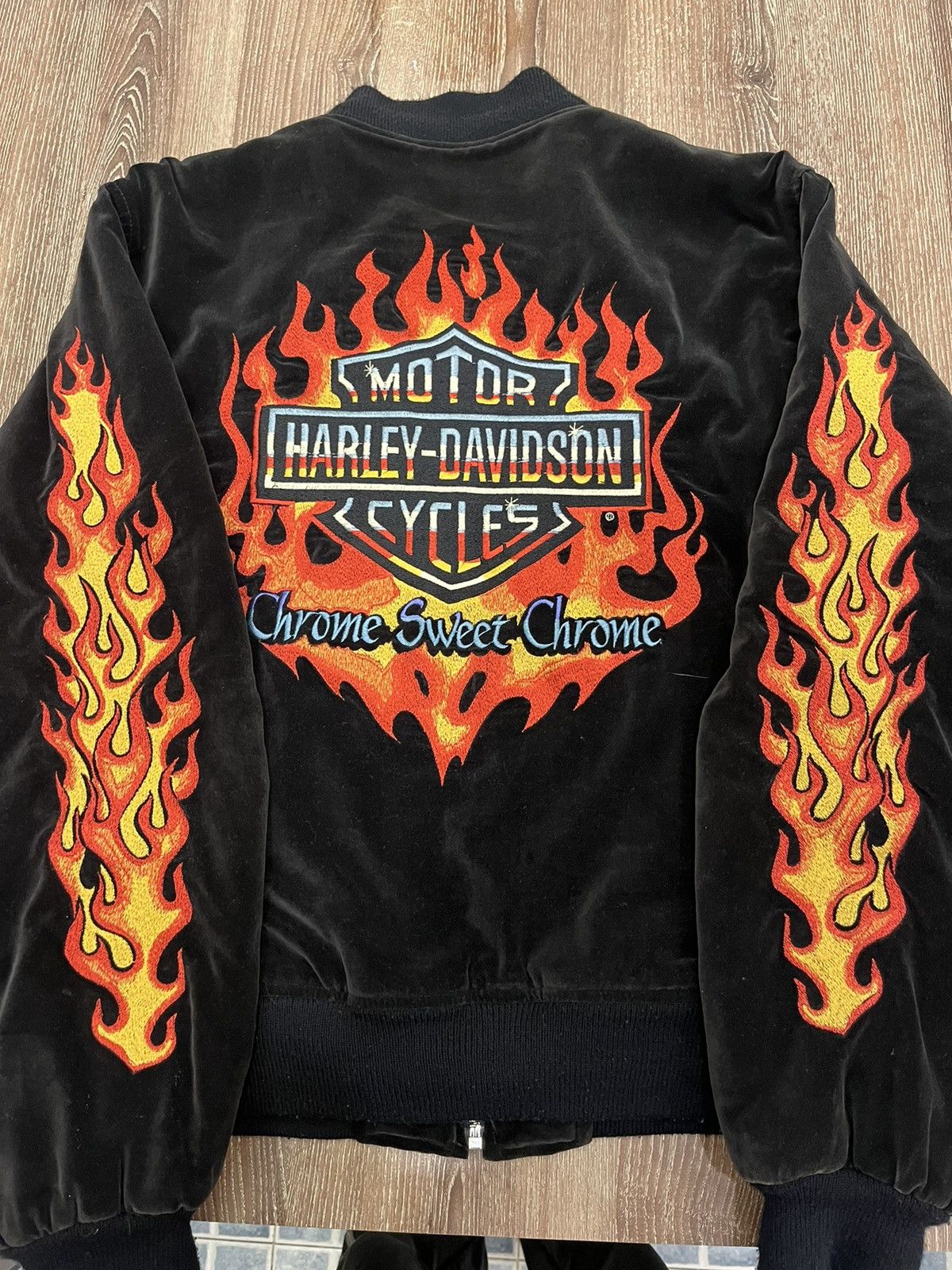 90s Harley-Davidson 別珍 Souvenir Jacket
