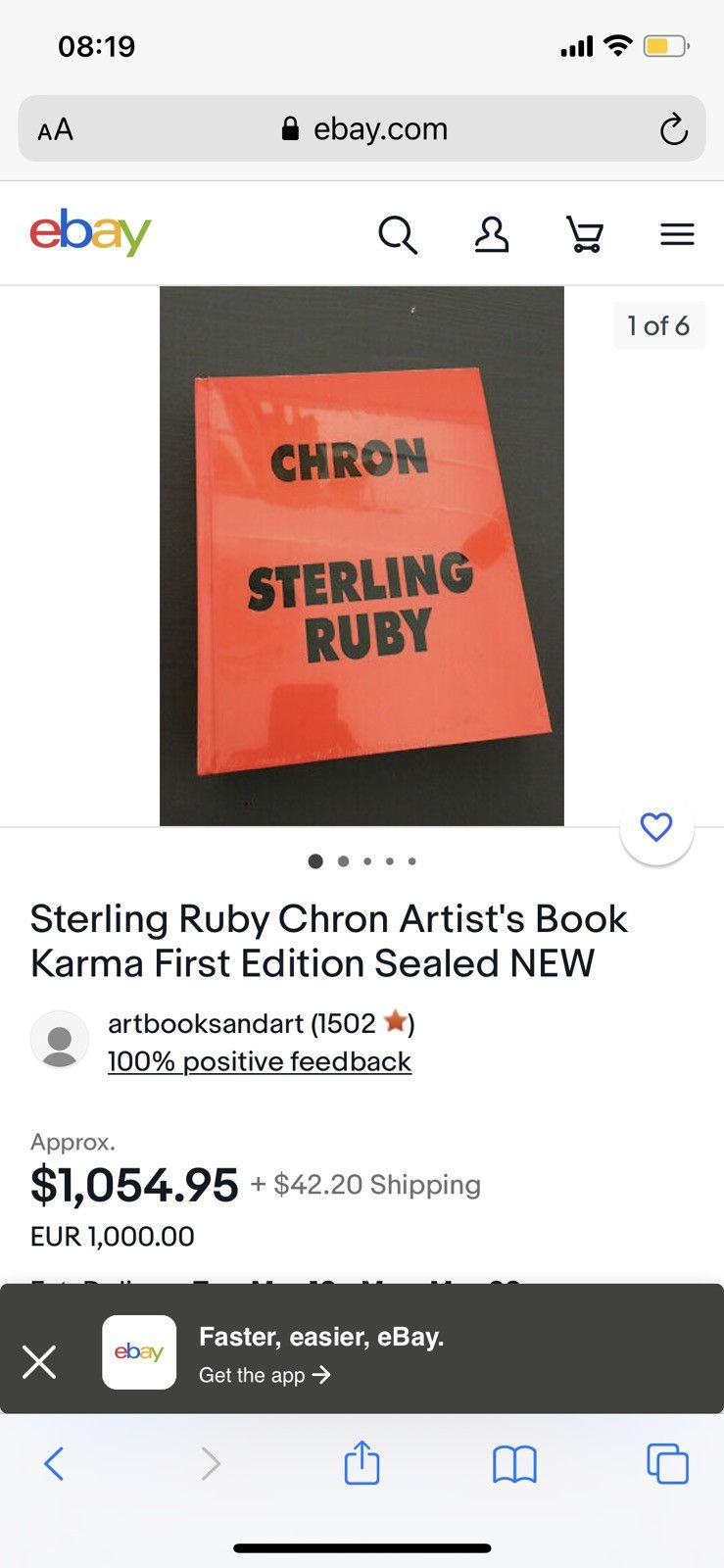 Sterling Ruby, Chron | KARMA Bookstore