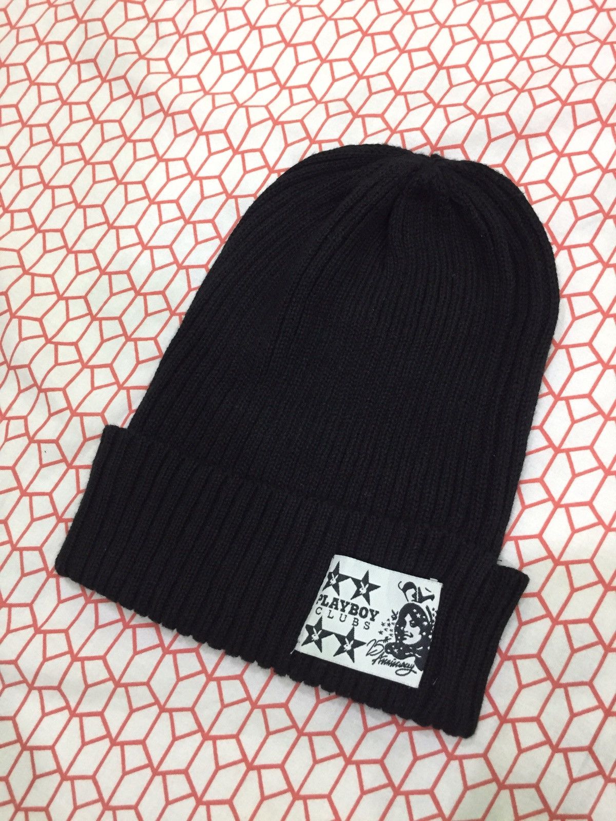 Playboy Playboy girl Club Black Beanie streetwear Size ONE SIZE - 1 Thumbnail