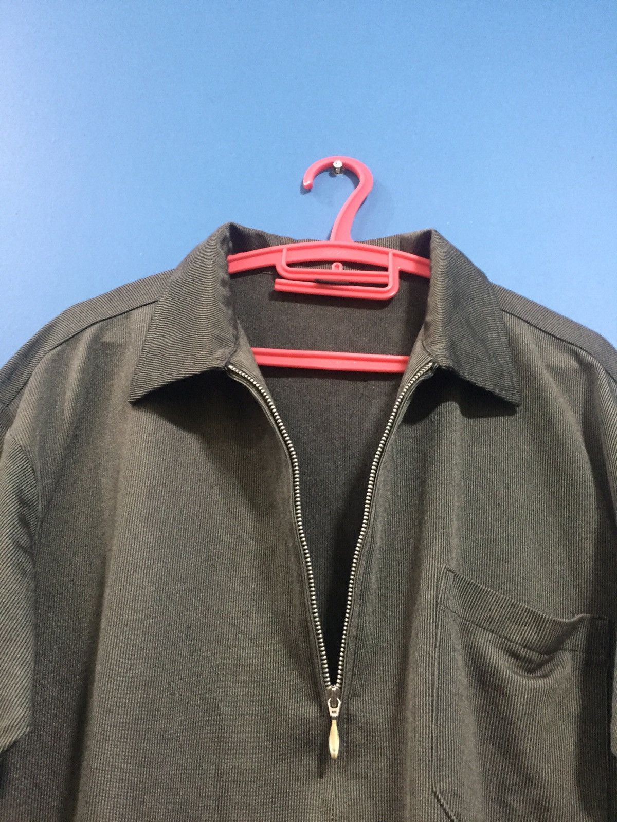 Japanese Brand × Yohji Yamamoto Designer Yohji yamamoto Y’saccs Sacsny Zipper Colar Shirt Size US M / EU 48-50 / 2 - 4 Thumbnail