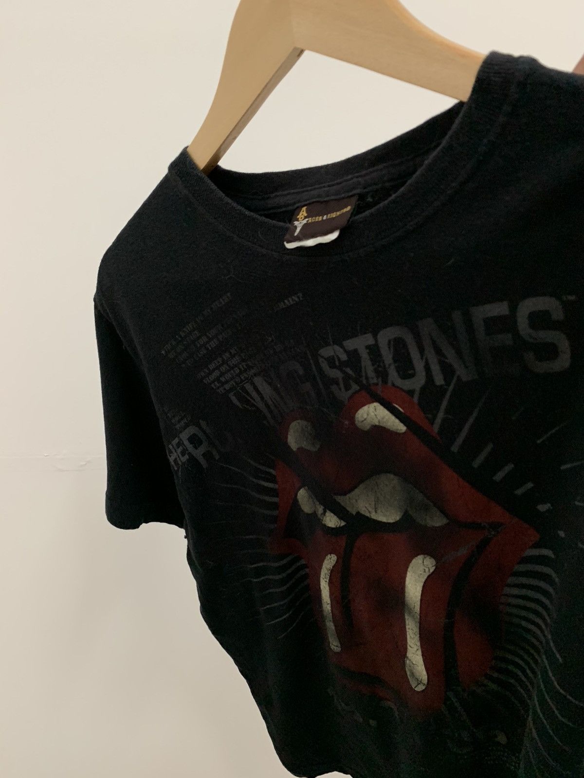 Band Tees × The Rolling Stones × Vintage Vintage 90s The Rolling Stone T-shirt Large Black Size US L / EU 52-54 / 3 - 2 Thumbnail