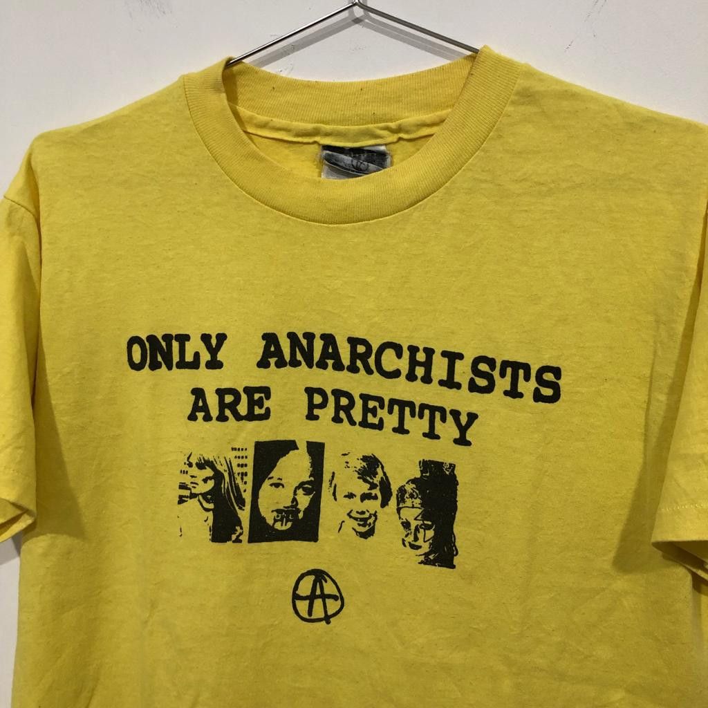Hanes Vintage 90s "Only Anarchists Are Pretty" Tee Size US M / EU 48-50 / 2 - 2 Thumbnail