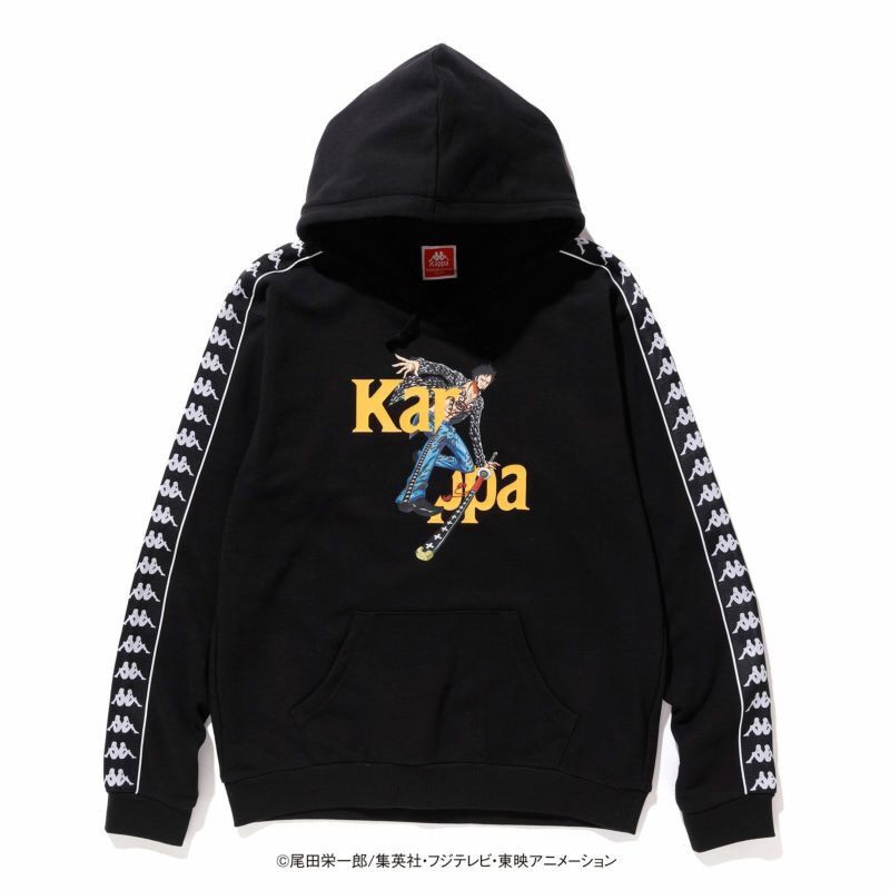 Kappa × ONE PIECE LAW HOODIE Black S