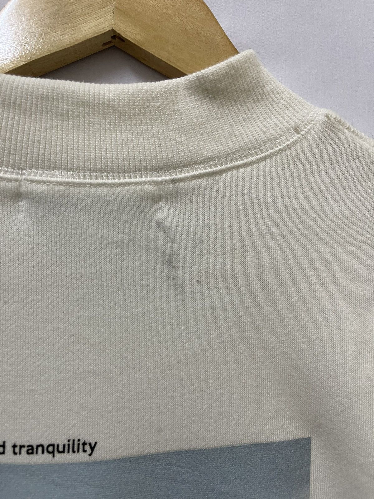 Designer × Japanese Brand Melan Cleuge Big Logo Sweatshirt Cream Size US L / EU 52-54 / 3 - 3 Thumbnail