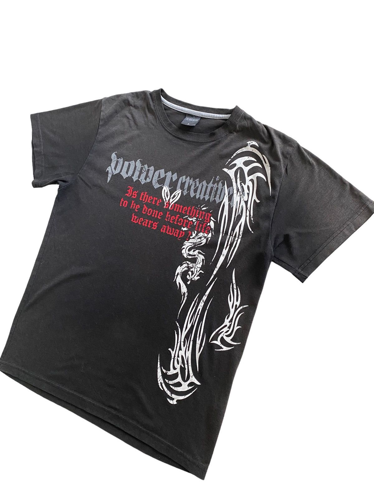 Vintage ☠️ Vintage The Breakers Dragon Punk Shirt faded design Size US L / EU 52-54 / 3 - 3 Thumbnail