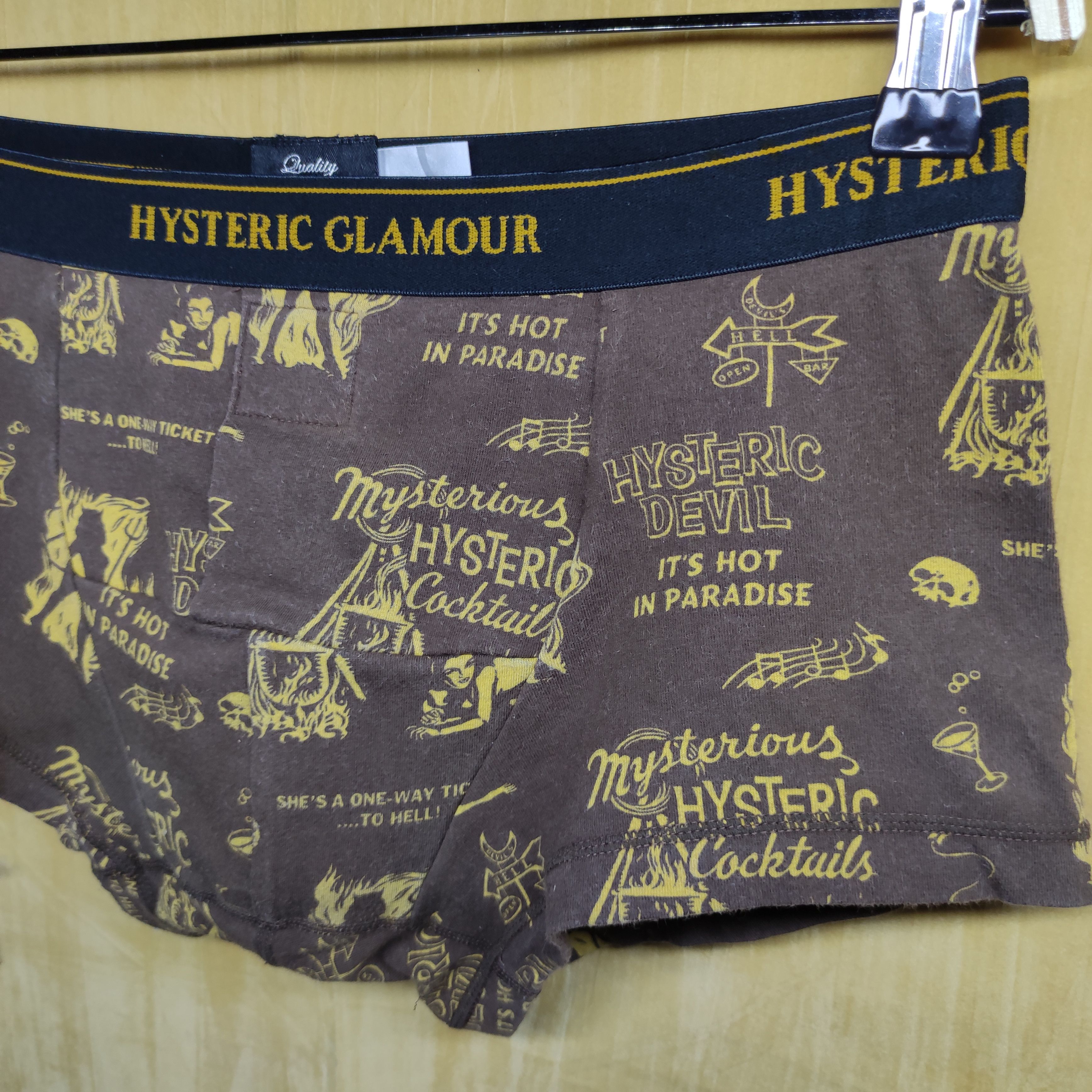 Hysteric Glamour Hysteric Glamour Full Print nude Sexy DEVIL GIRLS underwear Size US 27 - 7 Thumbnail