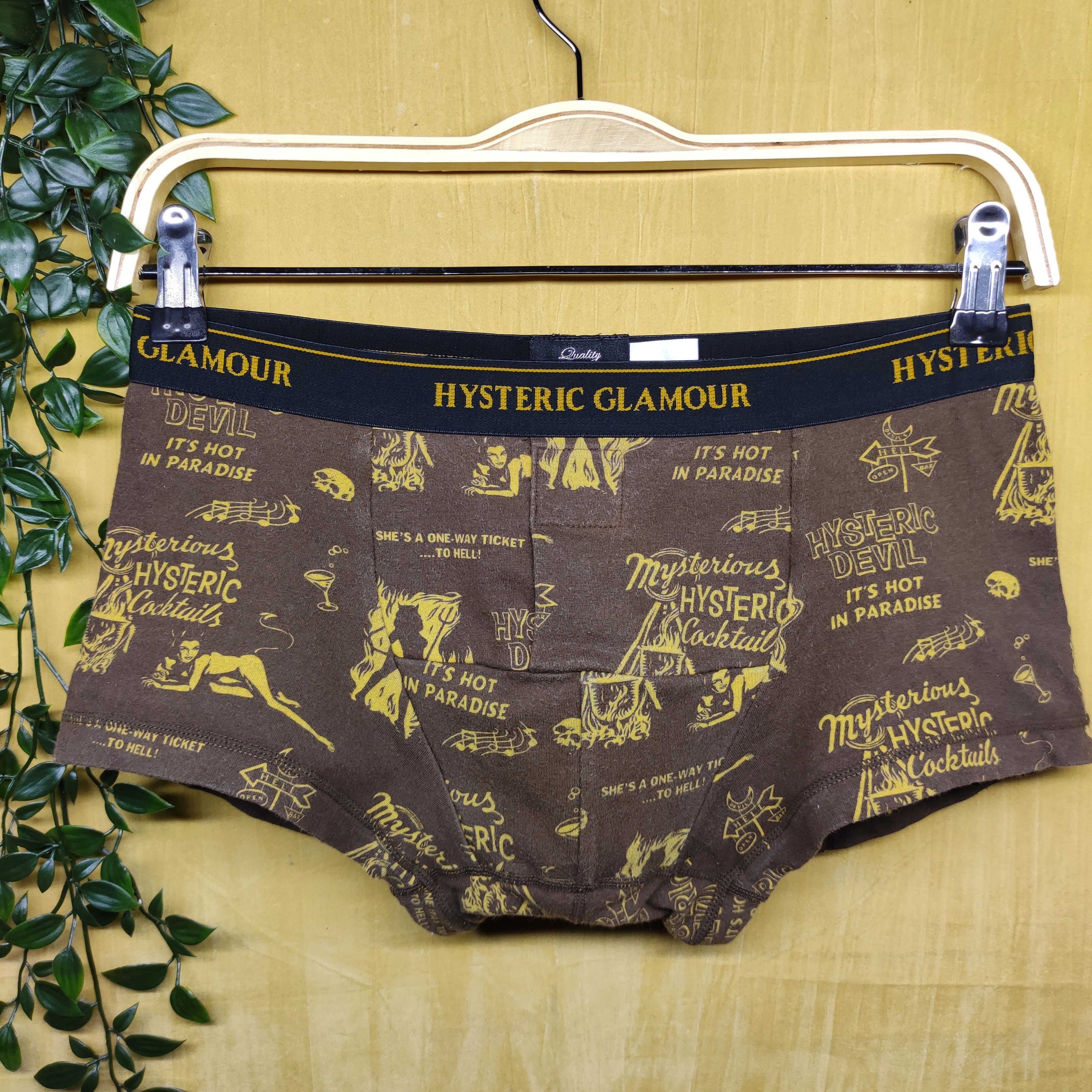 Hysteric Glamour Hysteric Glamour Full Print nude Sexy DEVIL GIRLS underwear Size US 27 - 1 Thumbnail