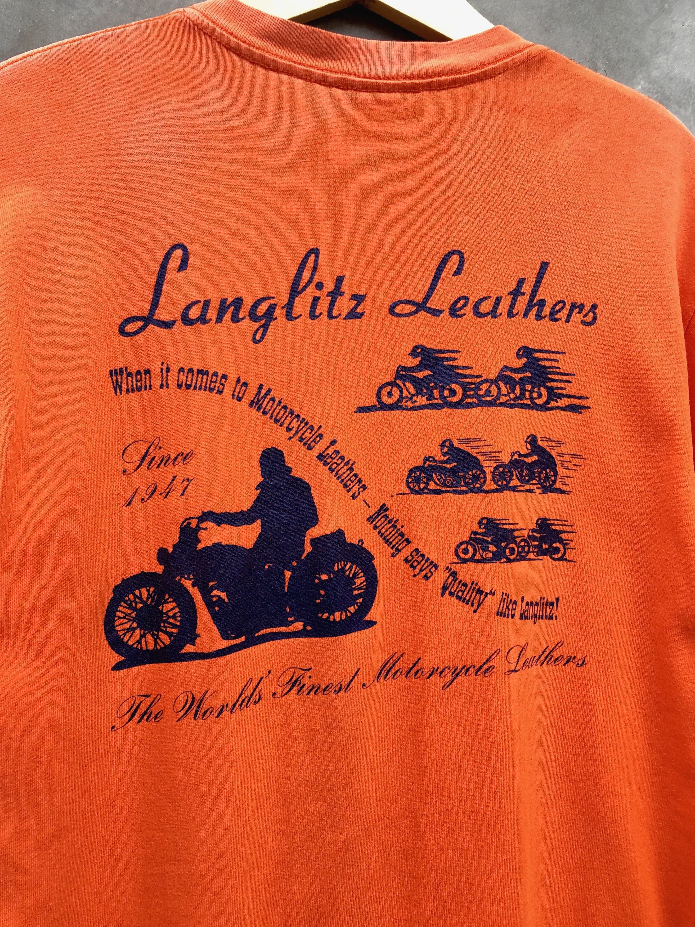 Vintage Langlitz tshirt Size US M / EU 48-50 / 2 - 5 Thumbnail