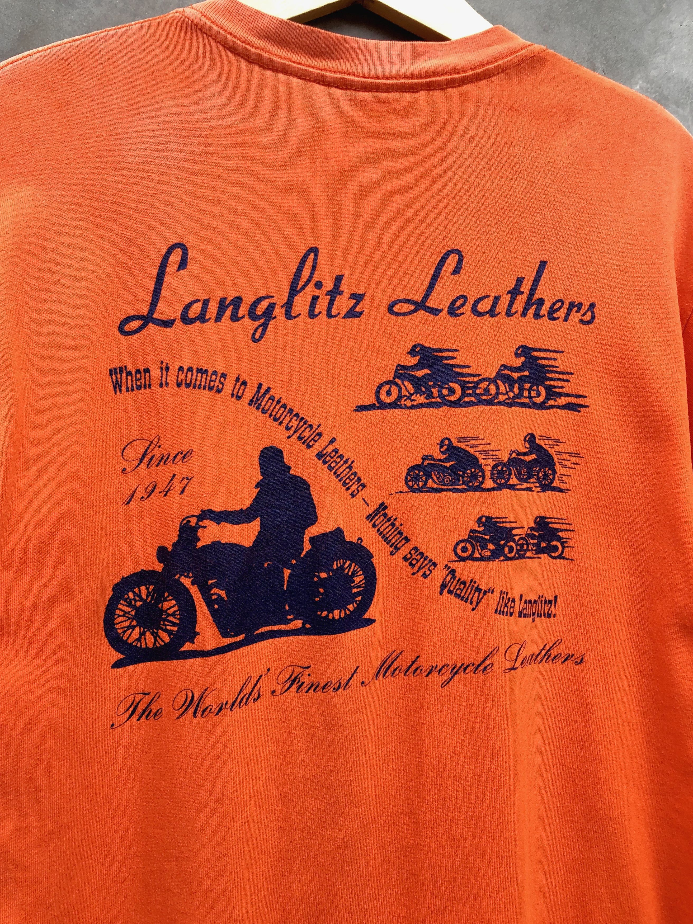 Indian Motorcycle × Vintage Langlitz tshirt Size US M / EU 48-50 / 2 - 5 Thumbnail