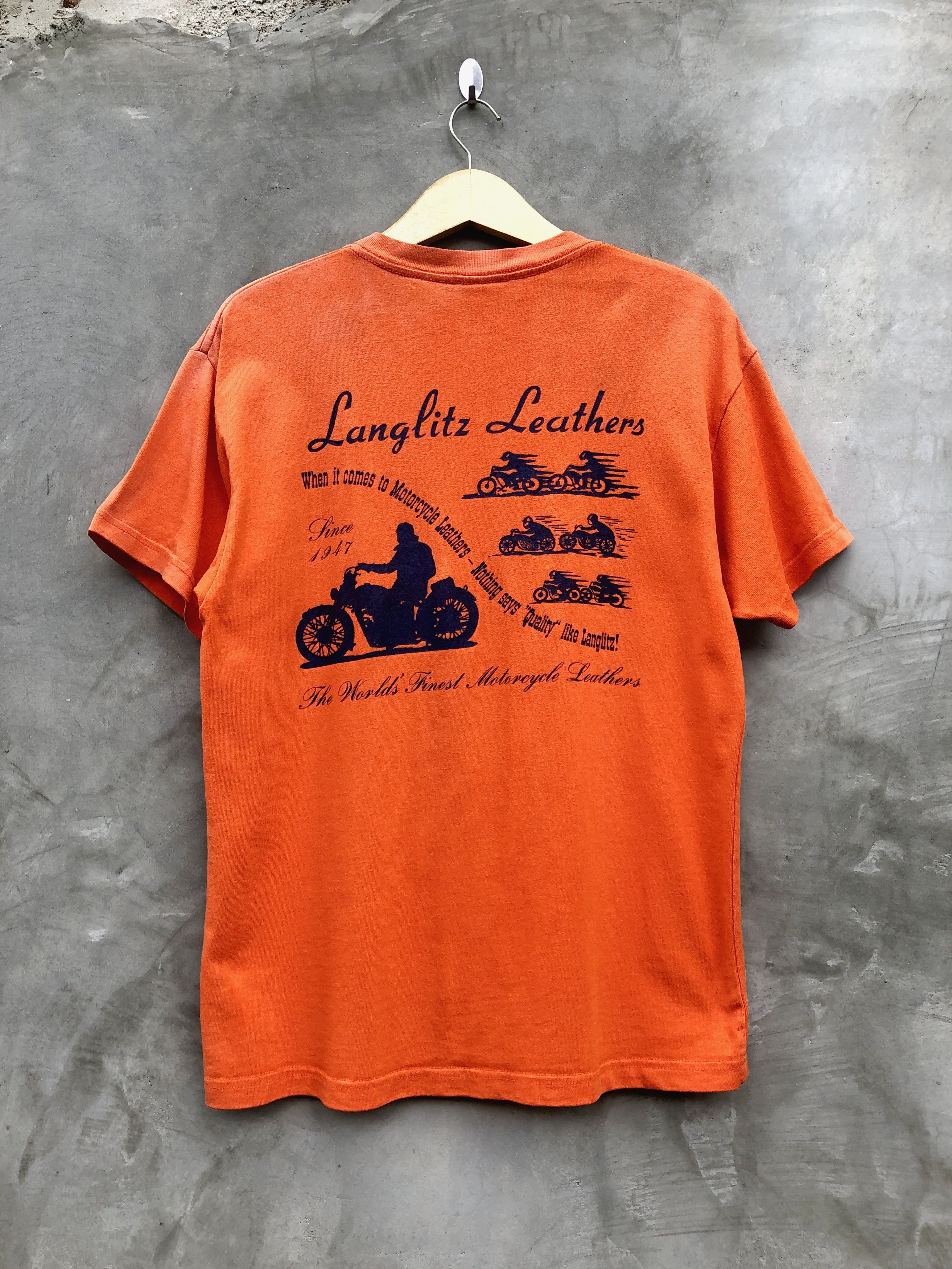 Indian Motorcycle × Vintage Langlitz tshirt Size US M / EU 48-50 / 2 - 2 Thumbnail