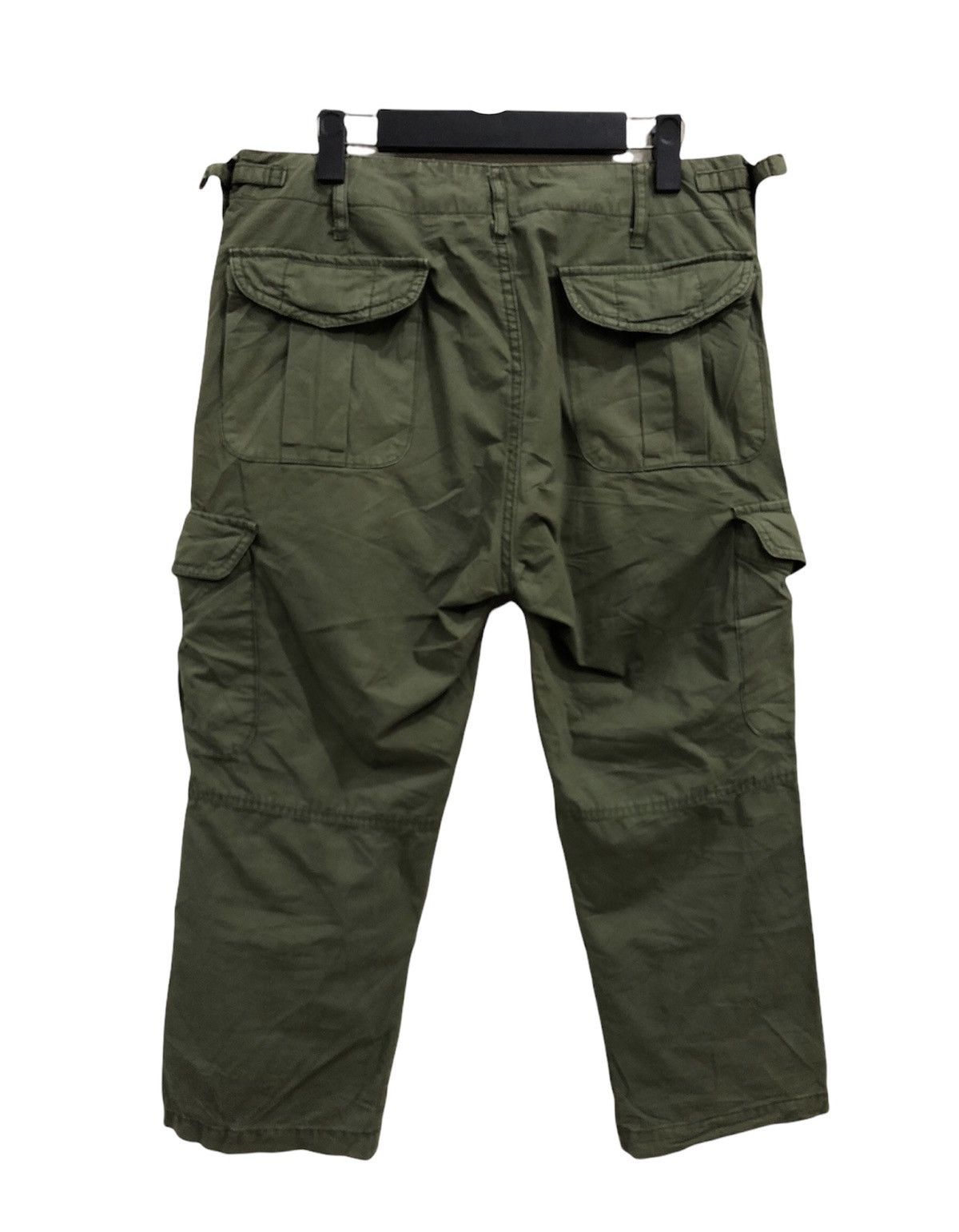 Japanese Brand Japanese Brand Back Number Cropped Cargo Pant Size US 31 - 2 Thumbnail
