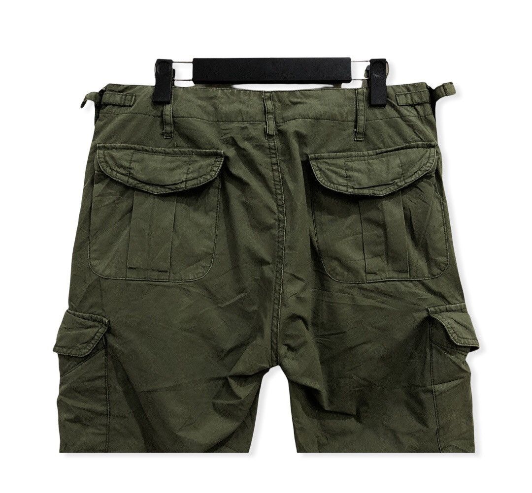 Japanese Brand Japanese Brand Back Number Cropped Cargo Pant Size US 31 - 5 Thumbnail