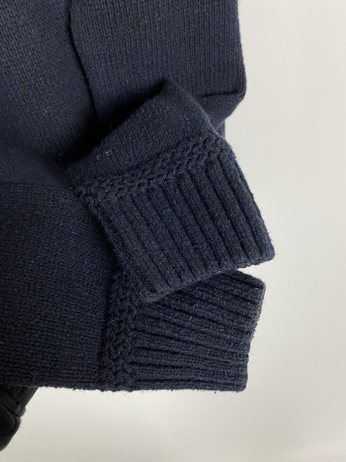 Schott Schott NYC Navy Spell Out Knitted Sweater Size US M / EU 48-50 / 2 - 6 Thumbnail